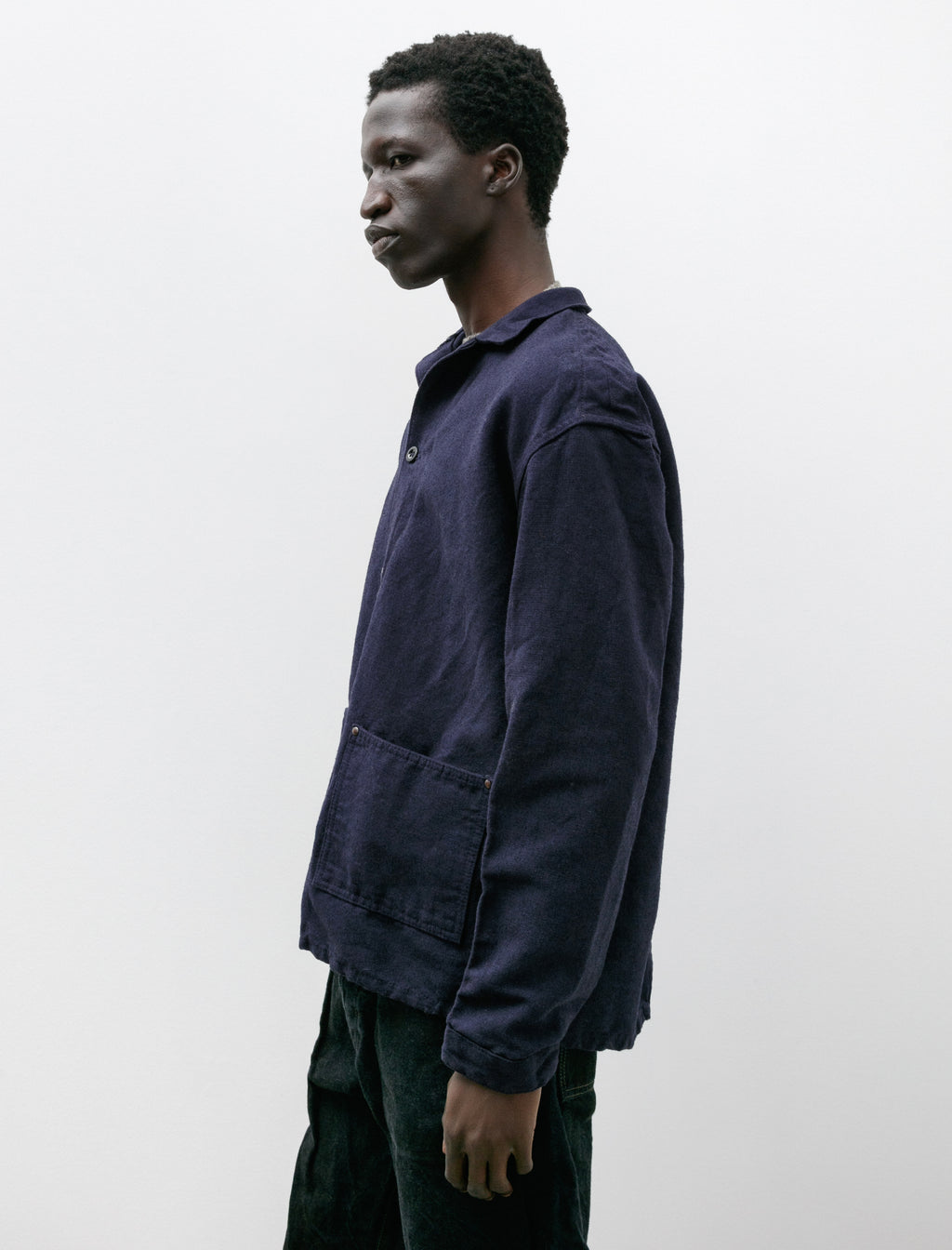 Tender 980 Dart Shoulder Jacket Herdwick Wool Cotton Grog Hadal