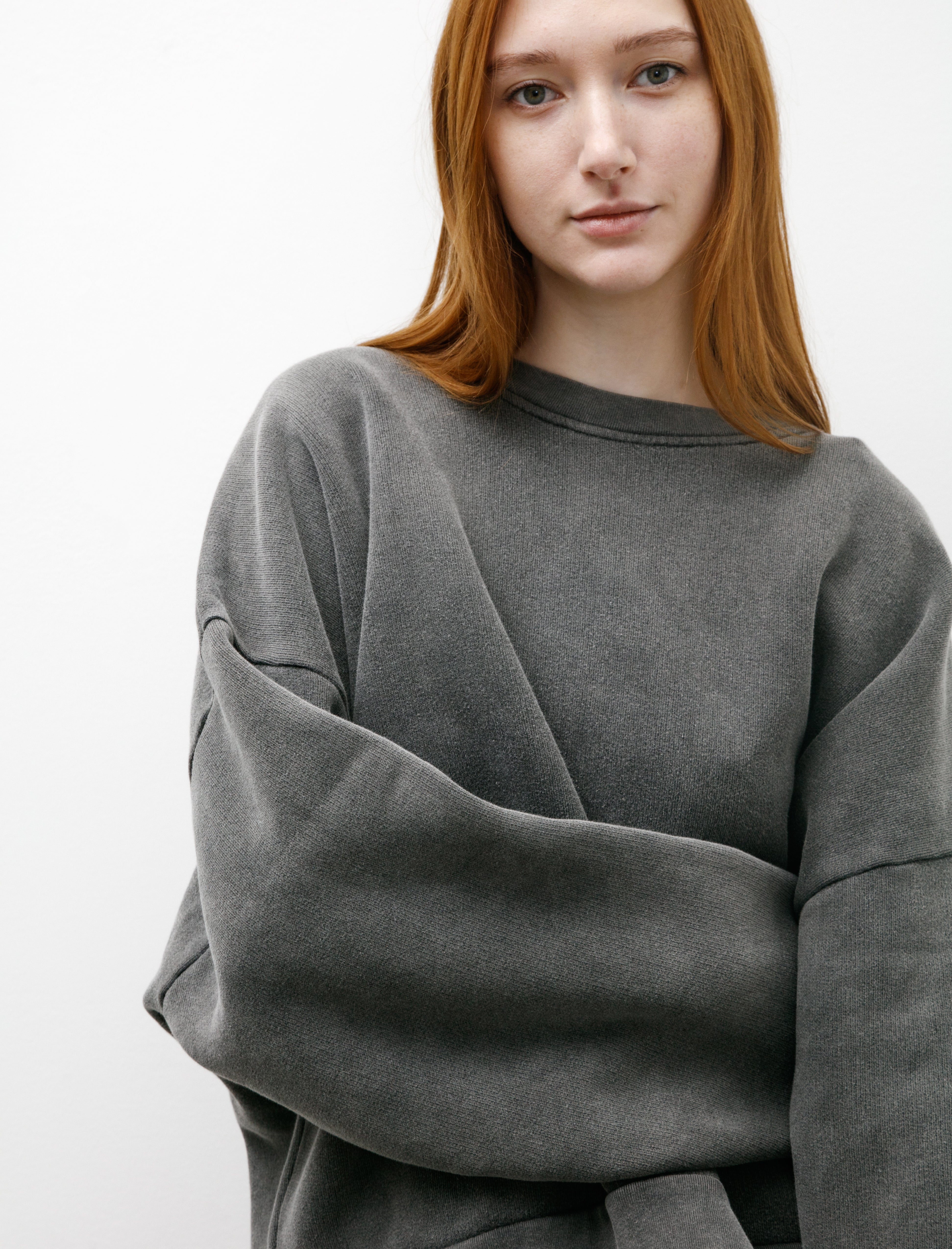 Acne Studios Crewneck Sweatshirt Faded Black