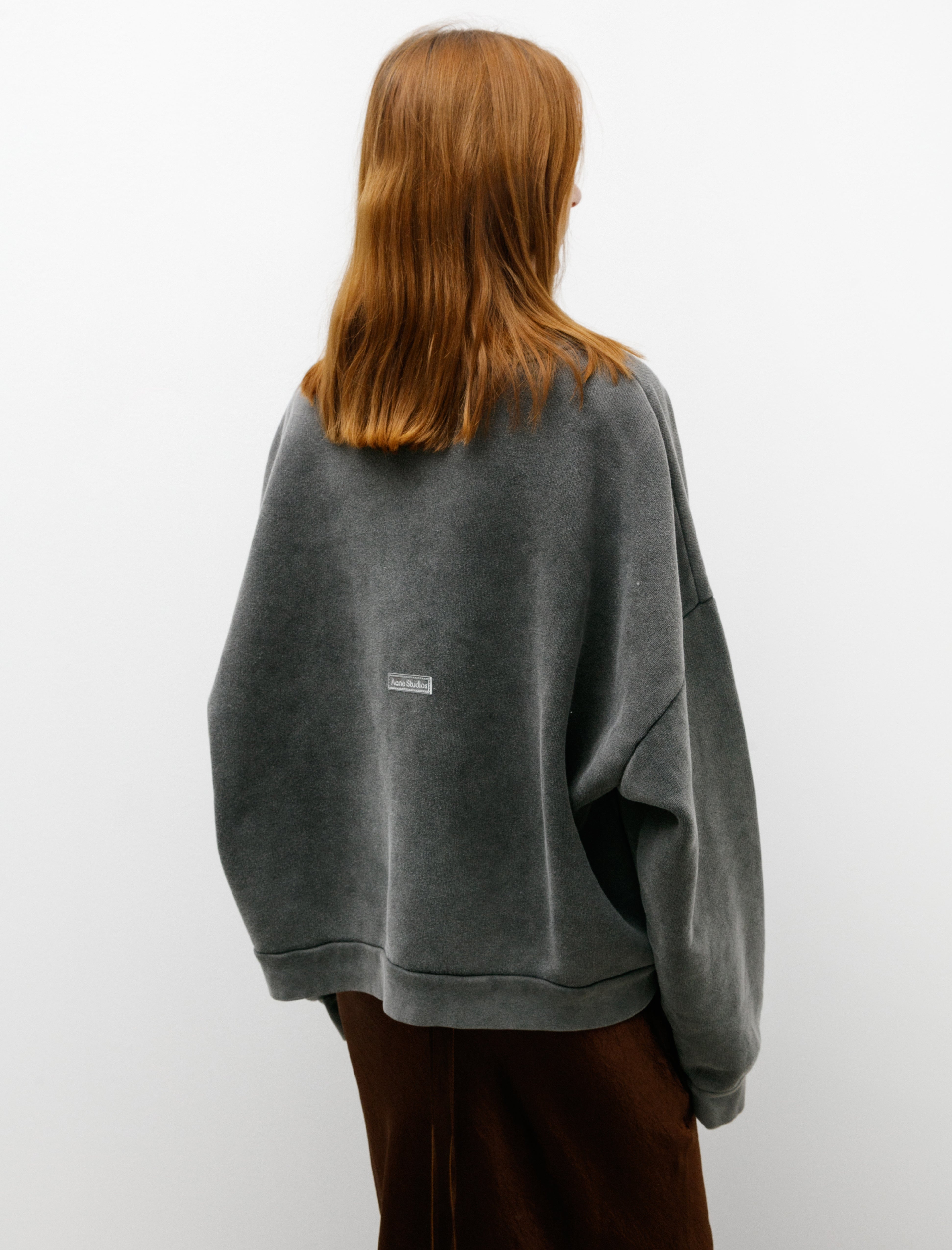 Acne Studios Crewneck Sweatshirt Faded Black