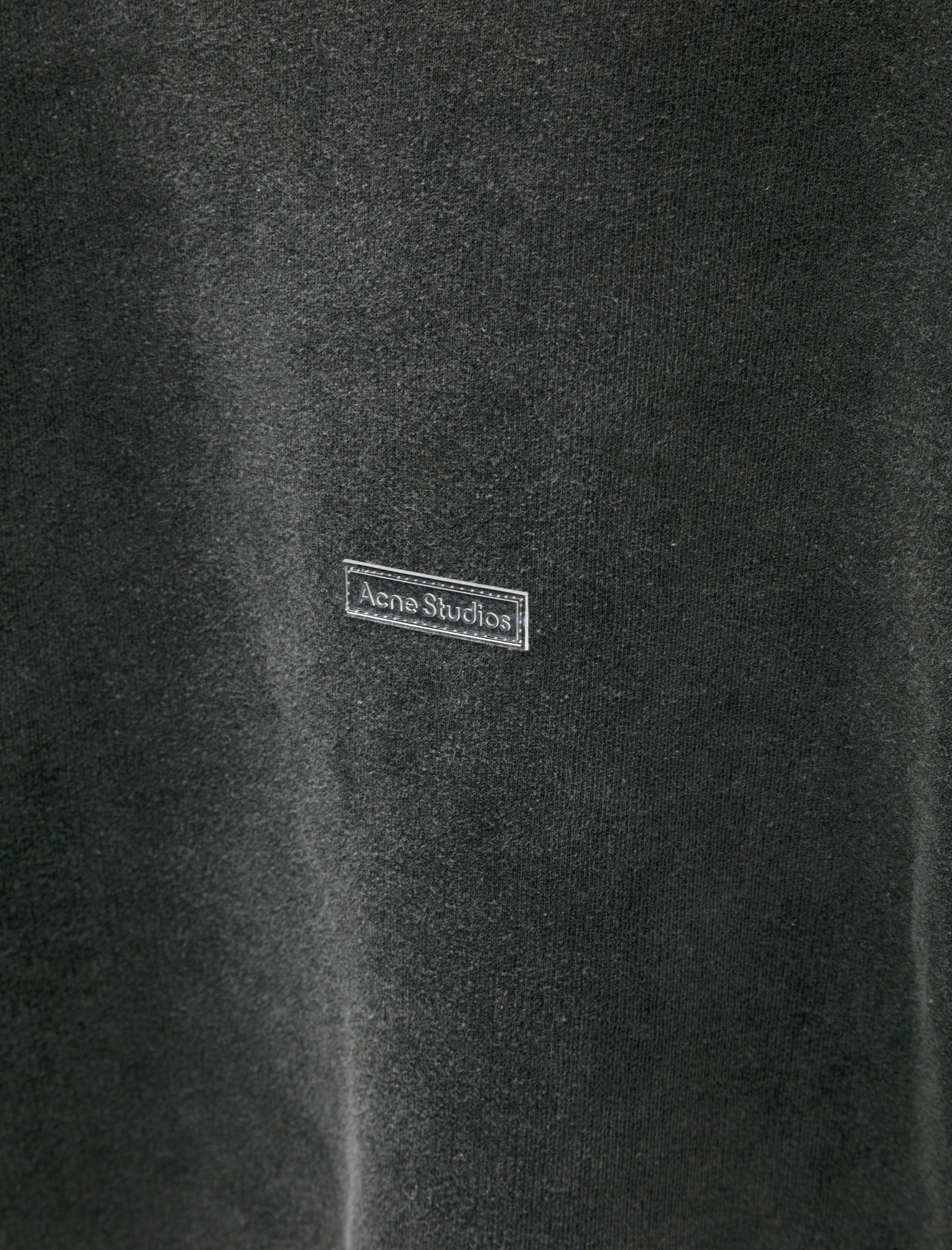 Acne Studios Crewneck Sweatshirt Faded Black