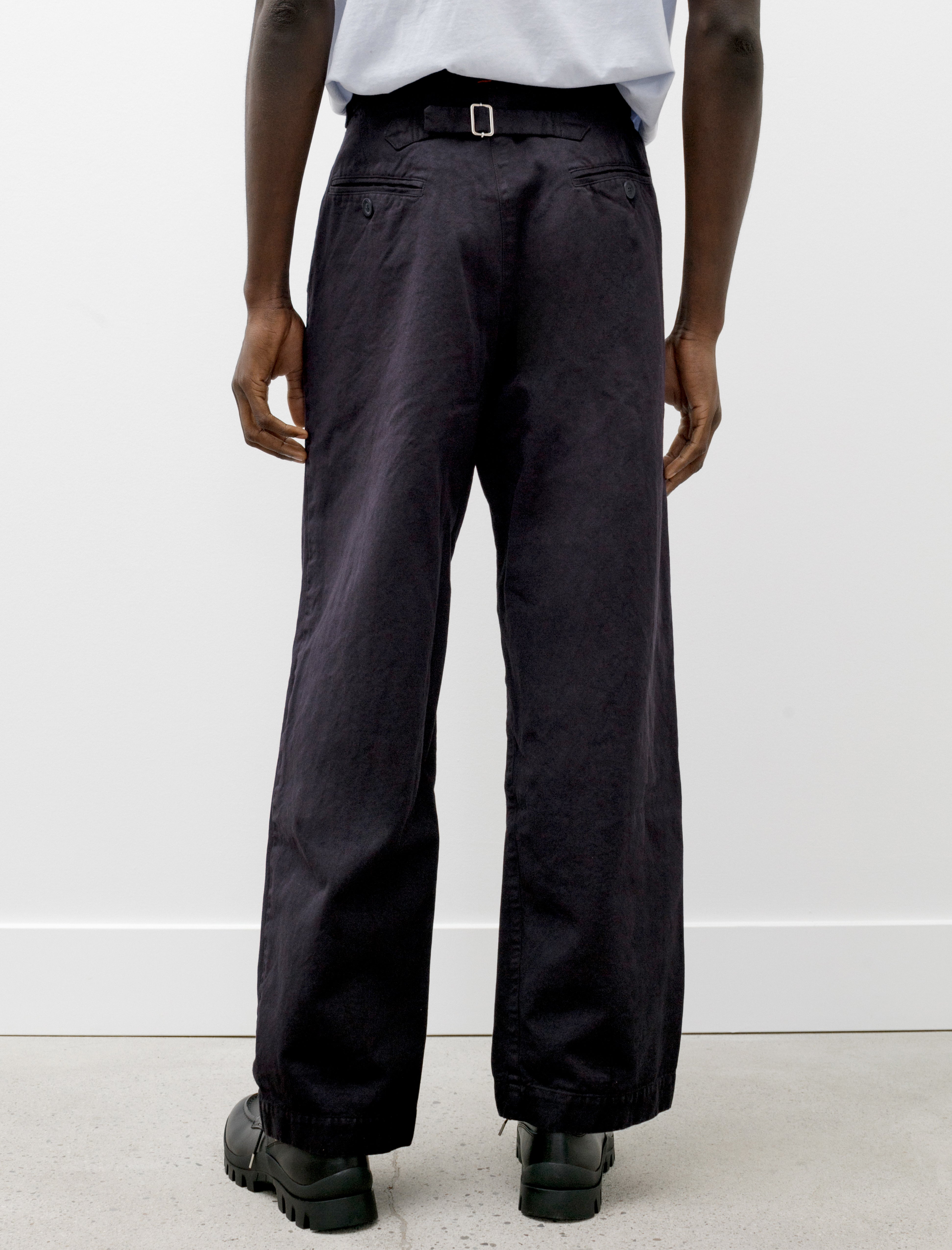 Casey Casey Overdyed Pant Dense Twill Night