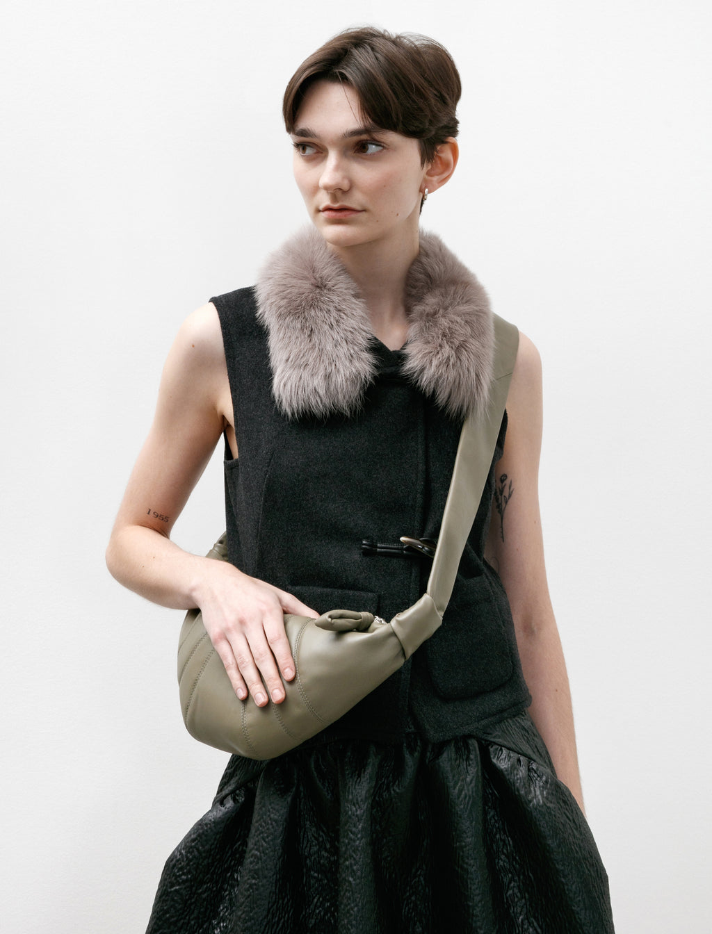 Lemaire Small Croissant Bag Dark Sage – Neighbour