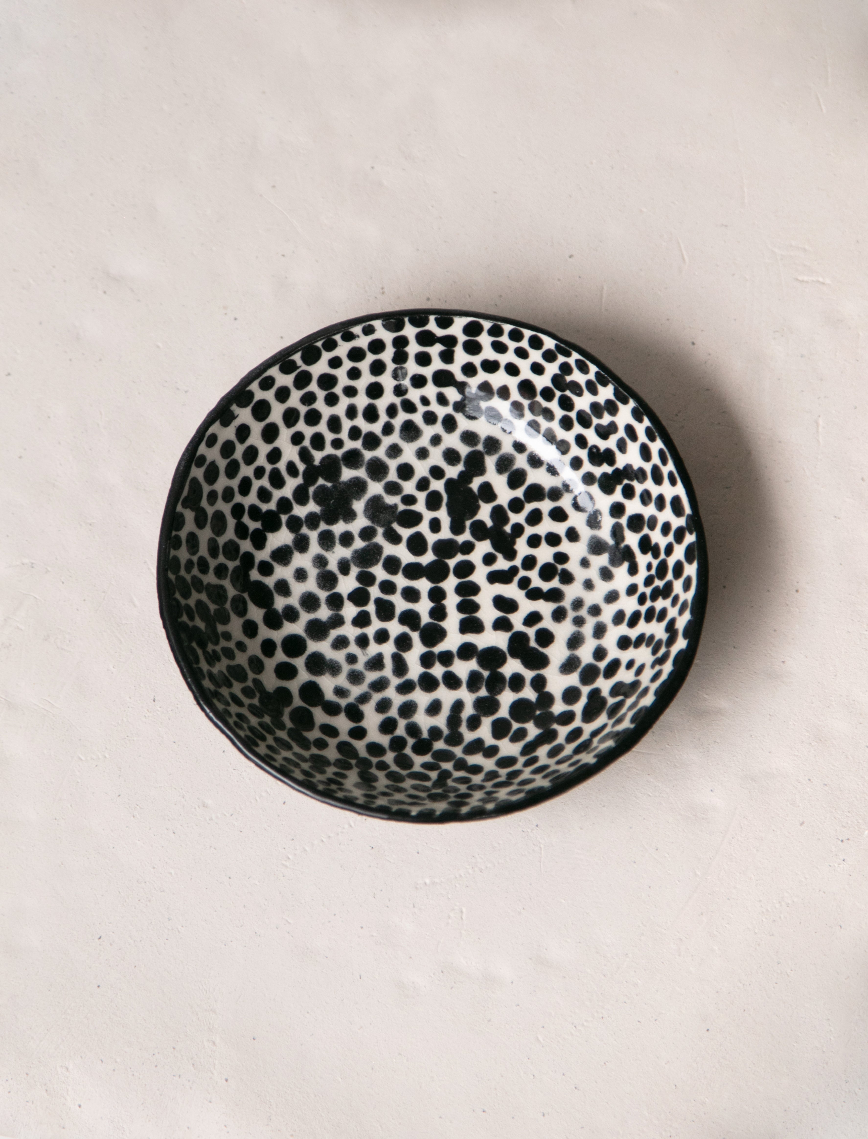 Nathalee Paolinelli Hand Painted Dot Dishes
