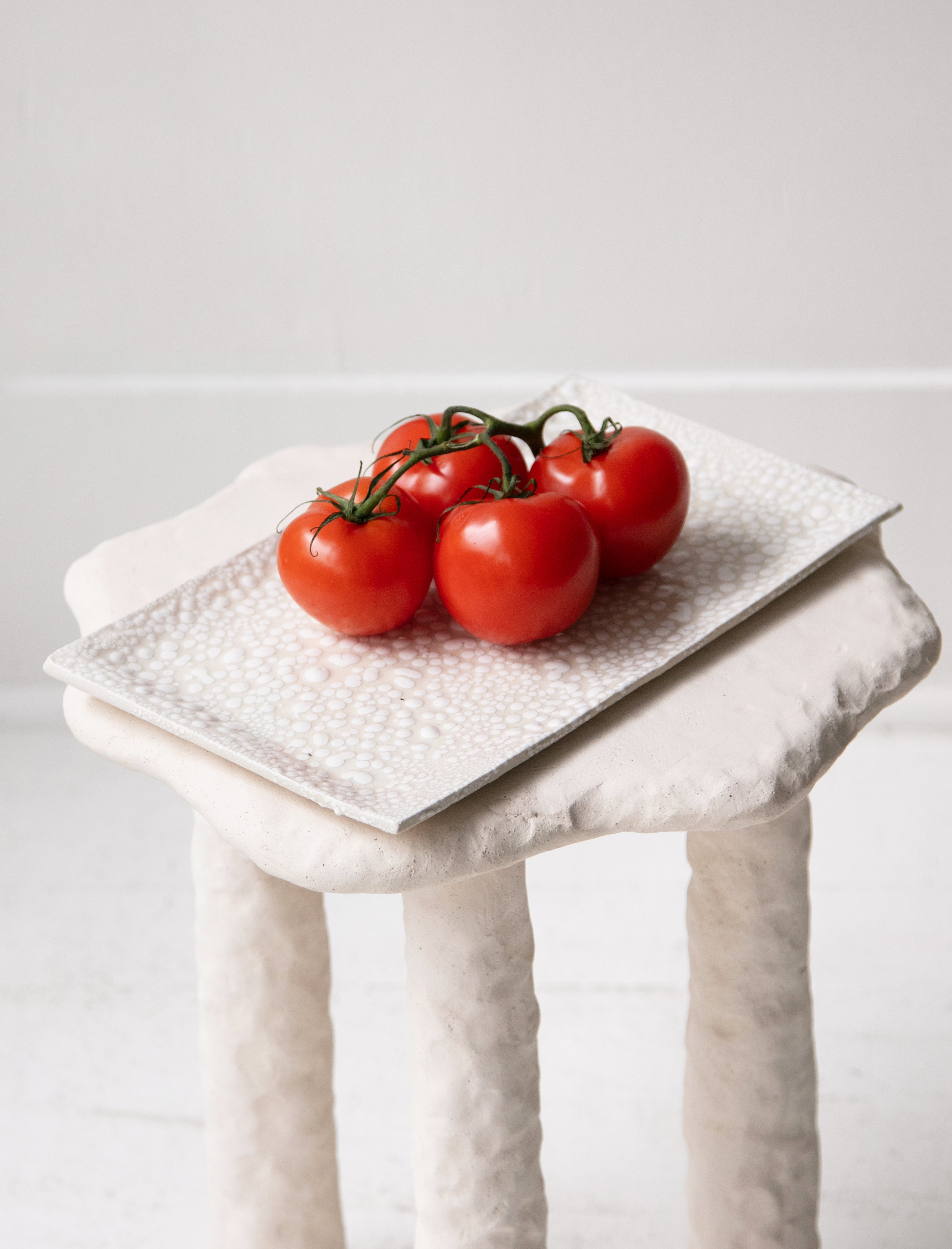 Nathalee Paolinelli Cream and White Tray