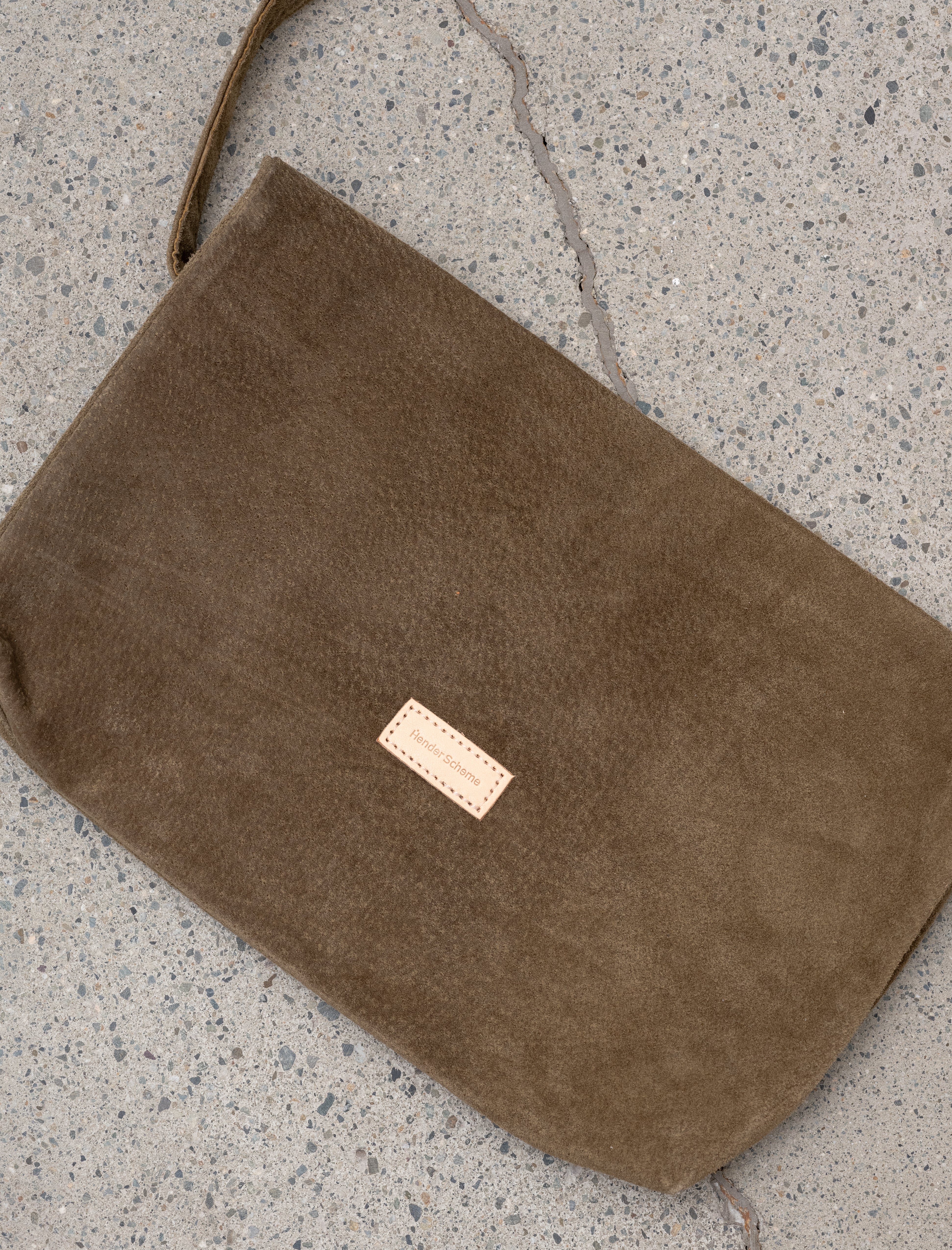 Hender Scheme Flap Shoulder Bag Small Pig Leather