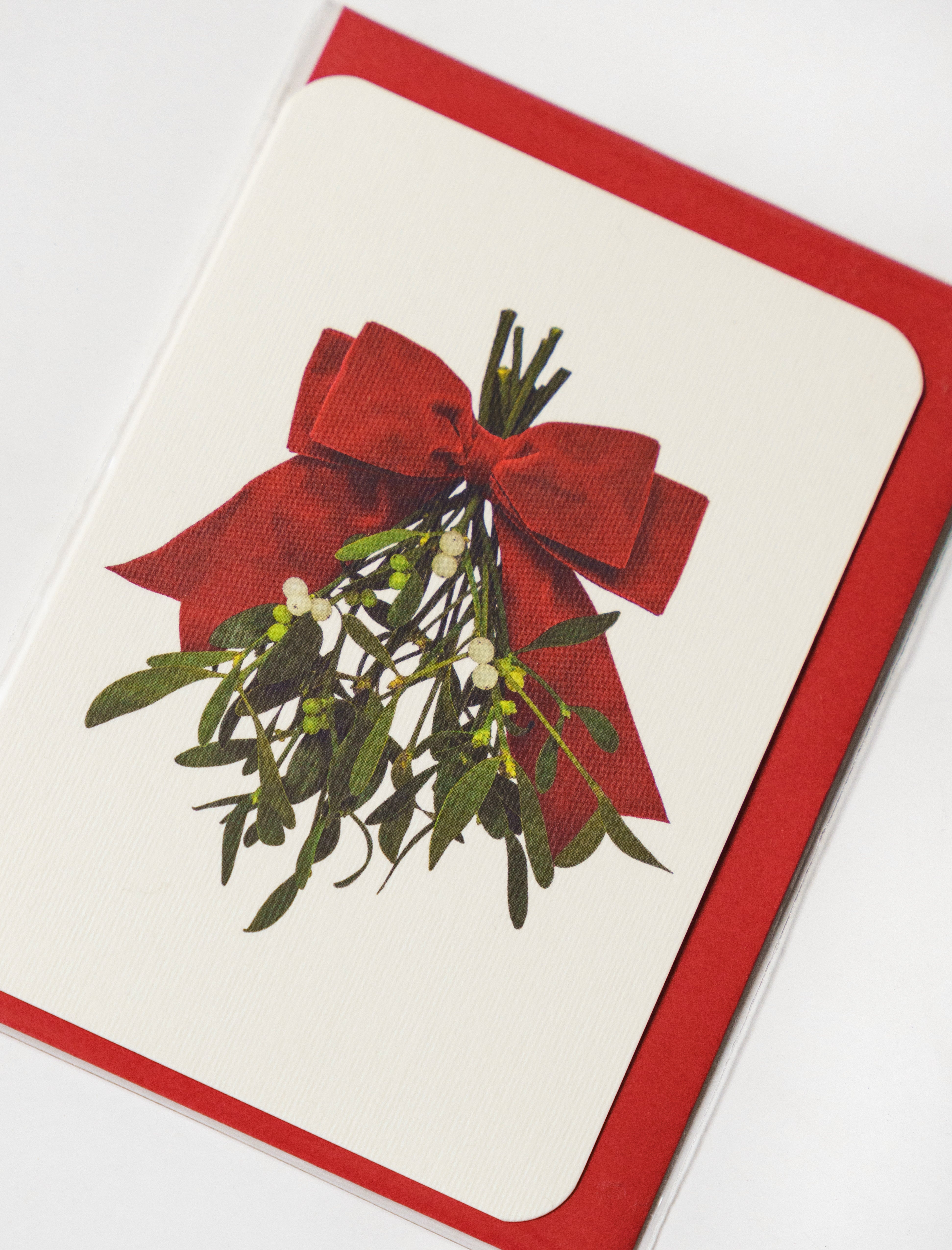 Canonbury Press Greeting Card Mistletoe