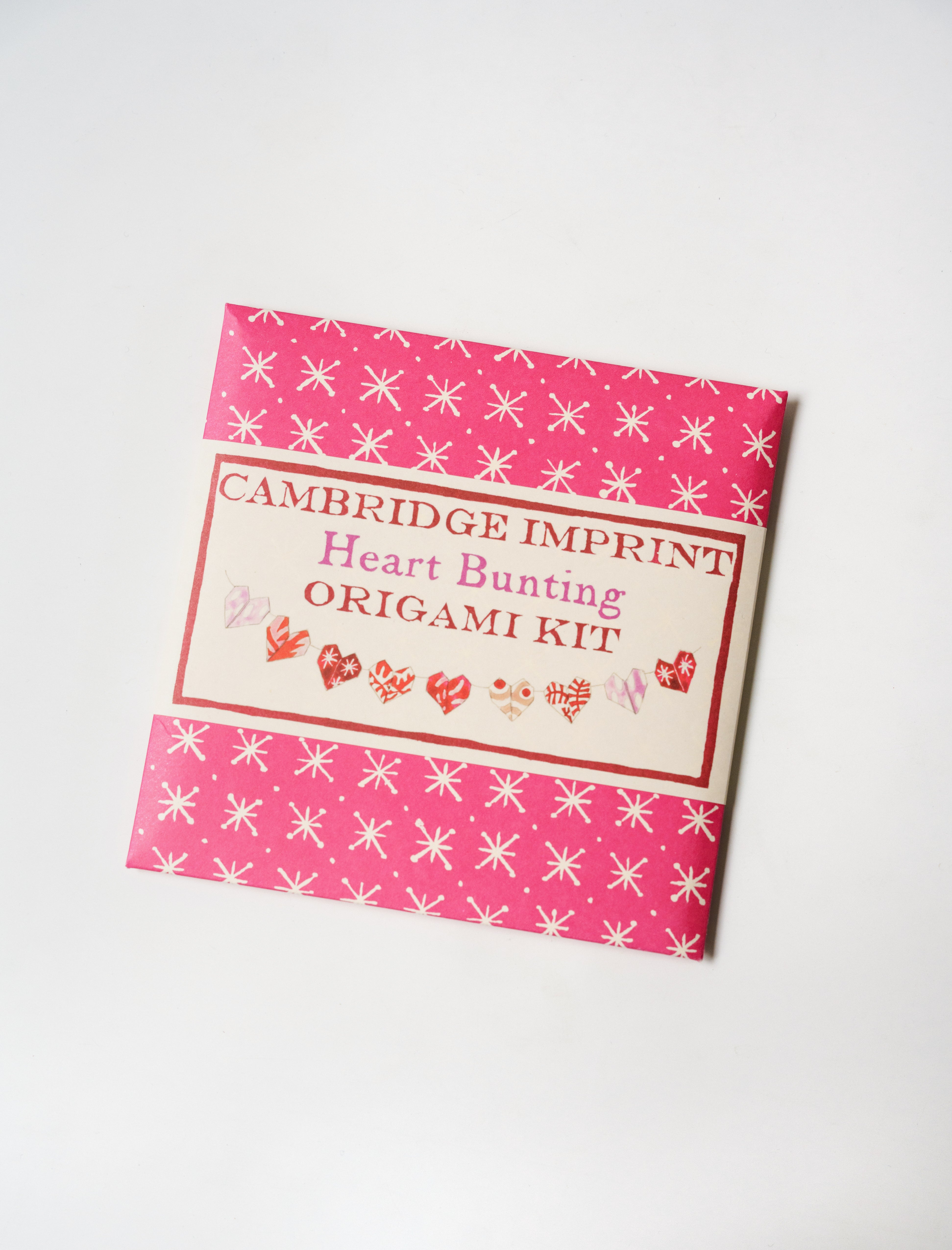 Cambridge Imprint Origami Heart Bunting Kit