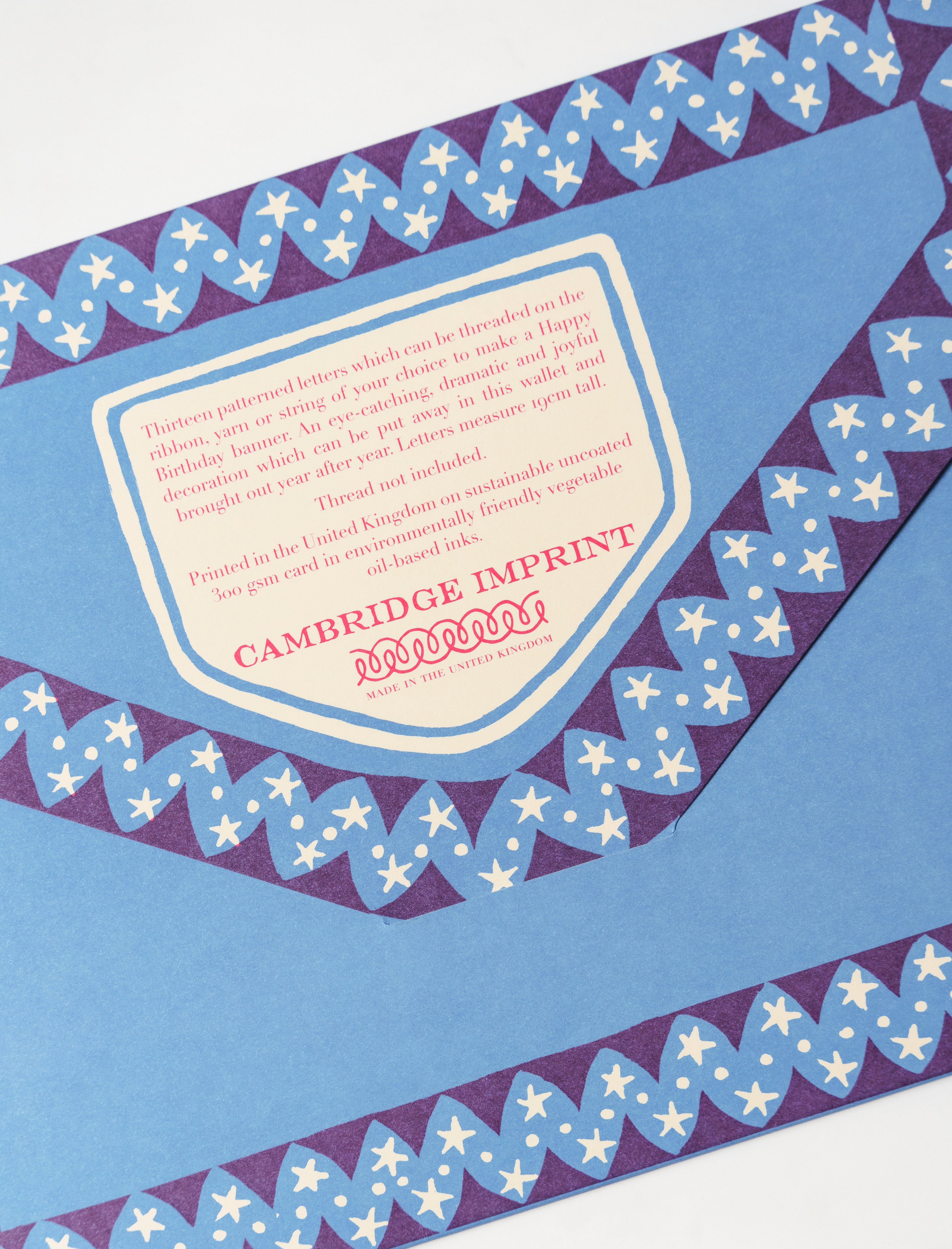 Cambridge Imprint Happy Birthday Banner