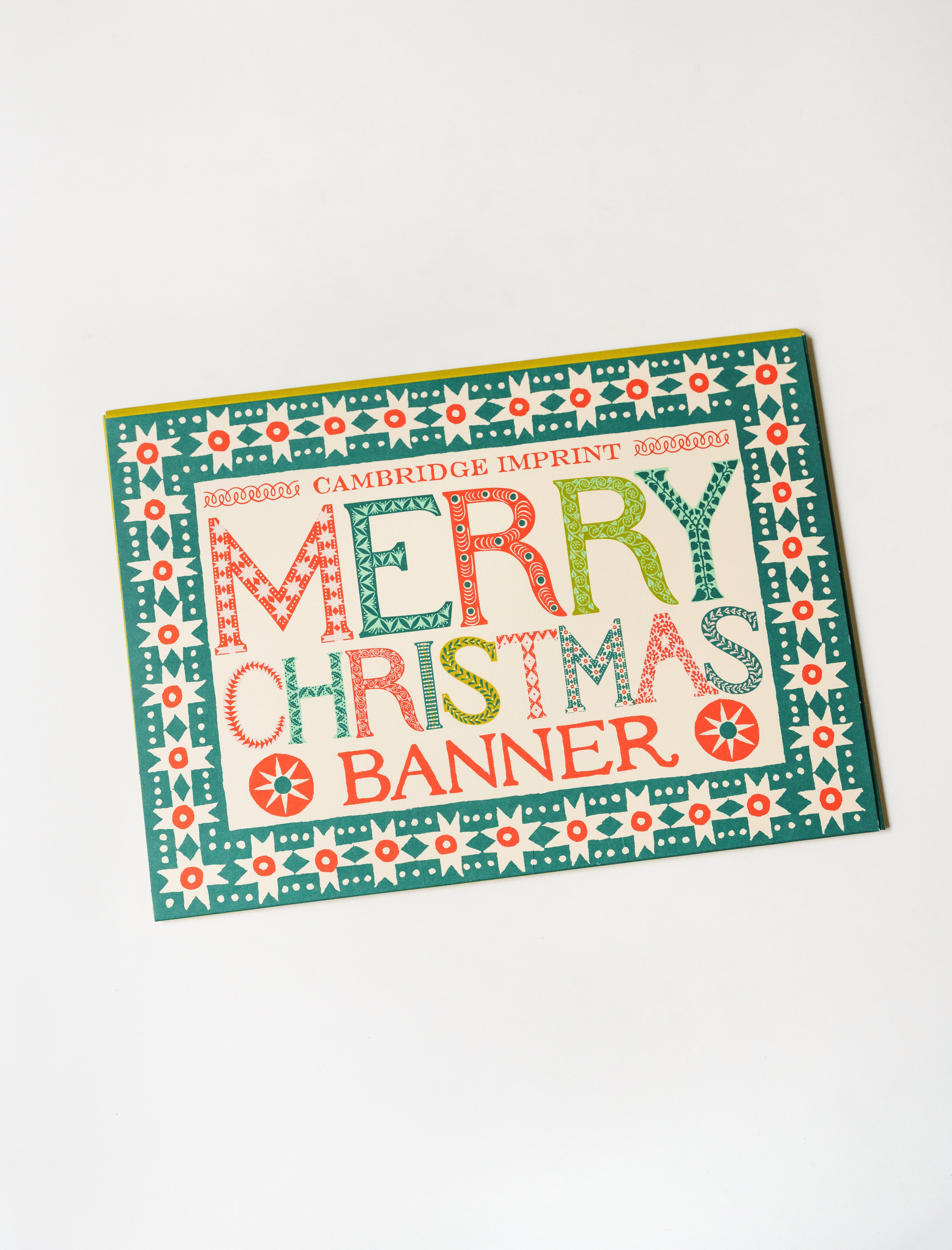 Cambridge Imprint Merry Christmas Banner