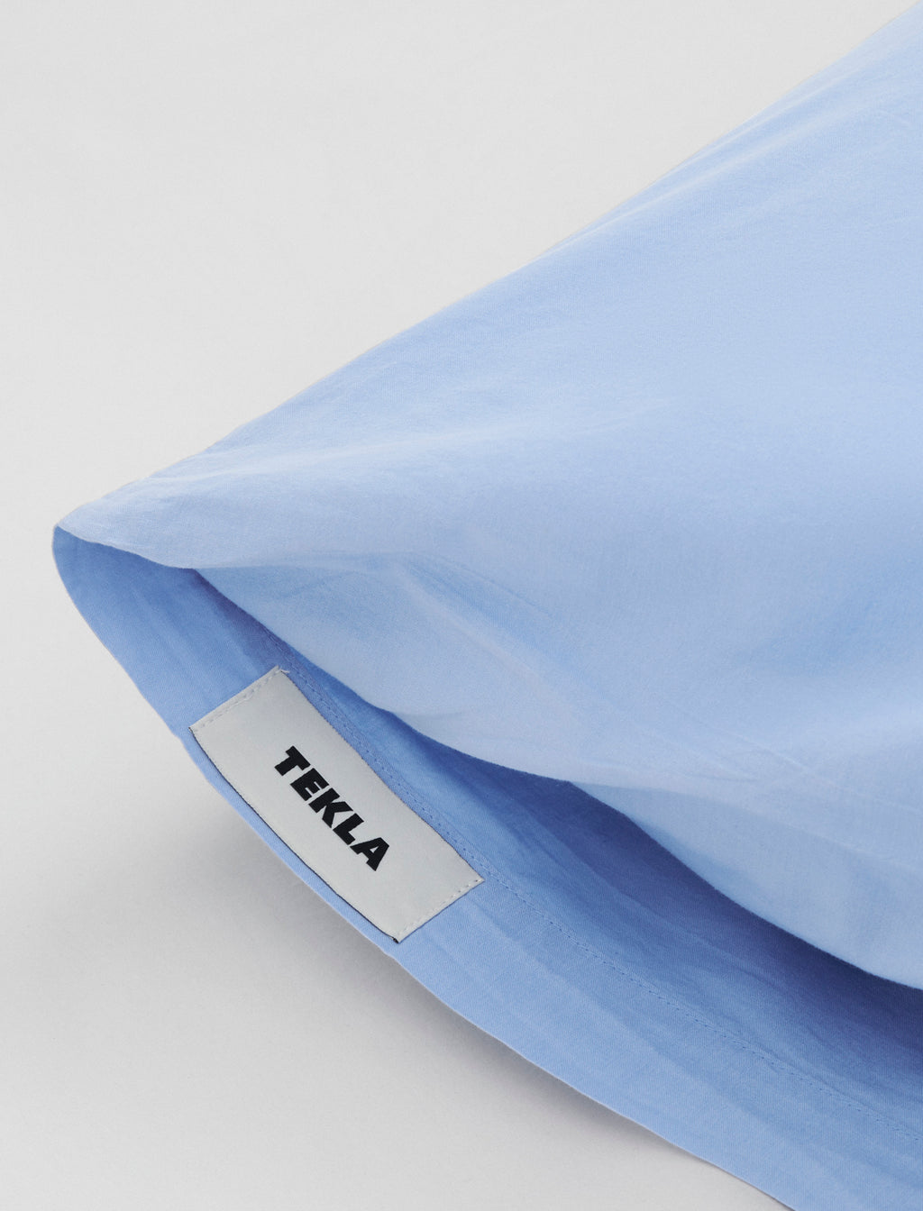 Tekla Percale Pillow Sham Island Blue – Neighbour