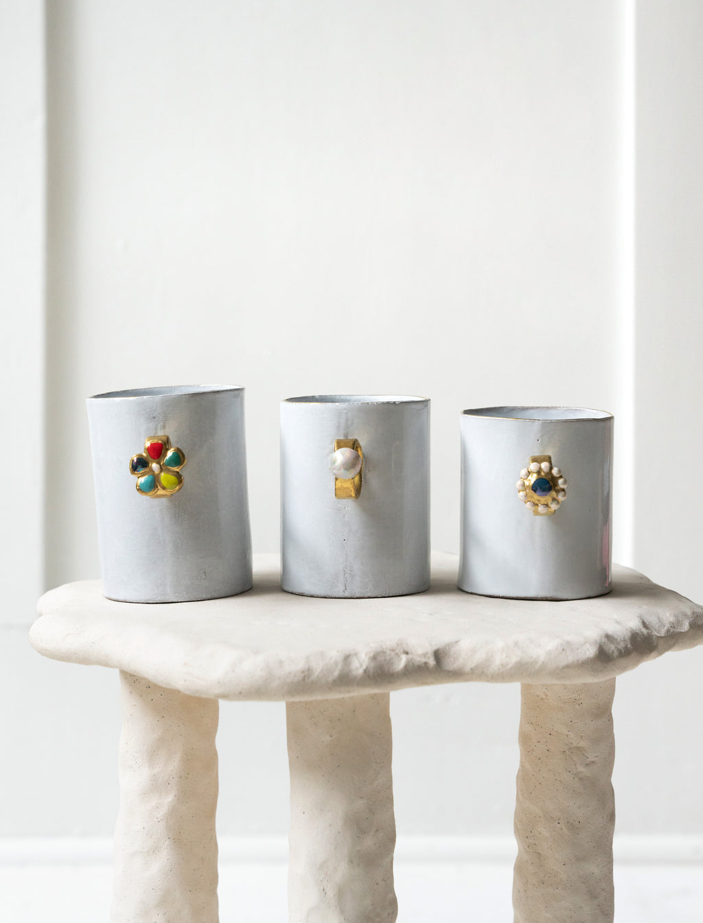 astier de villatte coffee cup Pearl Ring Cup