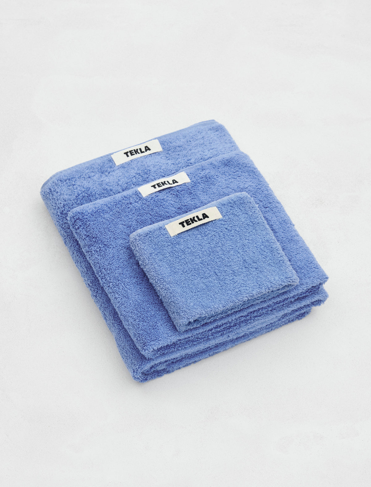 Tekla Terry Towel Clear Blue