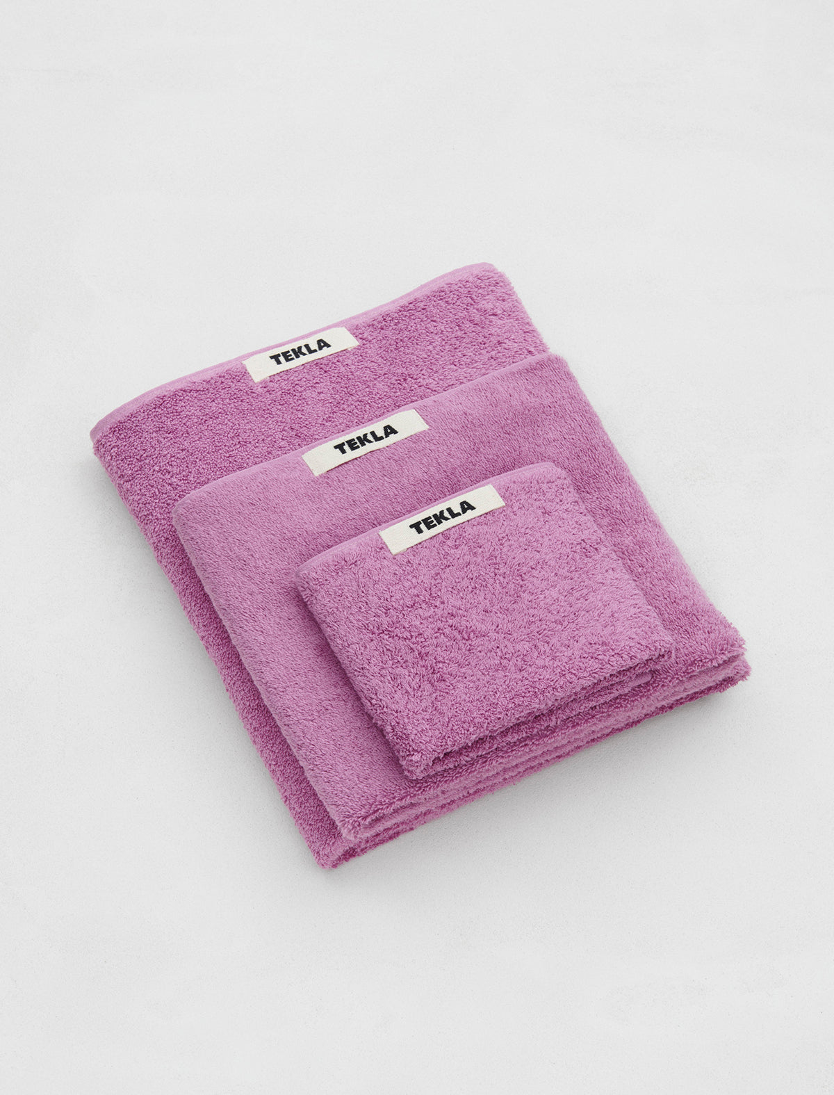 Tekla Terry Towel Magenta