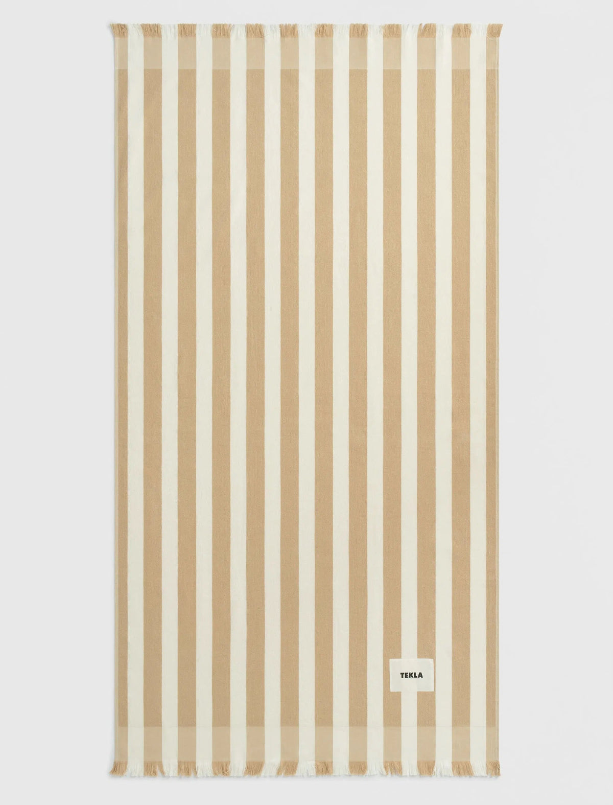 Beach Towel Almond Stripes