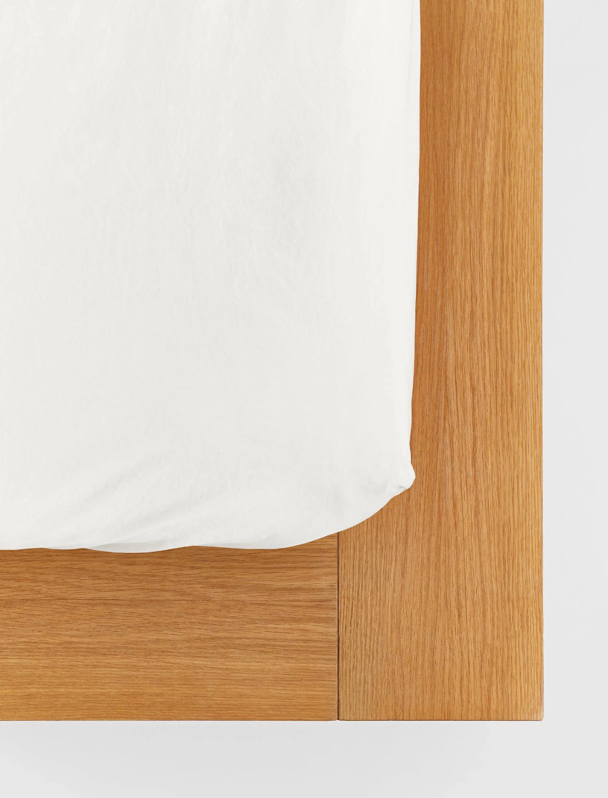 Percale Fitted Sheet Broken White