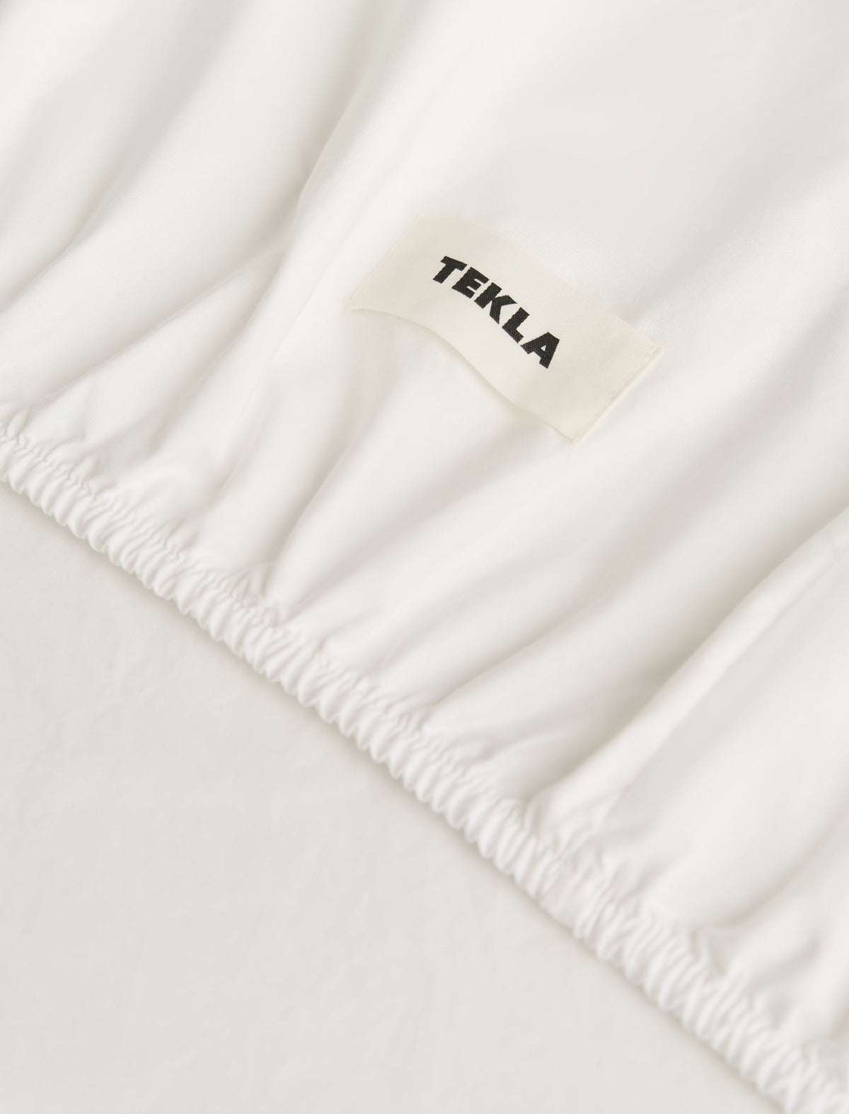 Percale Fitted Sheet Broken White