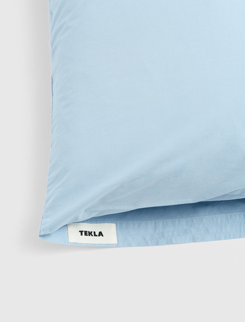 Tekla Percale Pillow Sham Morning Blue – Neighbour