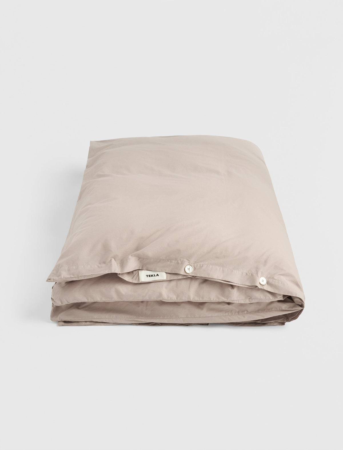 Percale Double Duvet Cover Clay