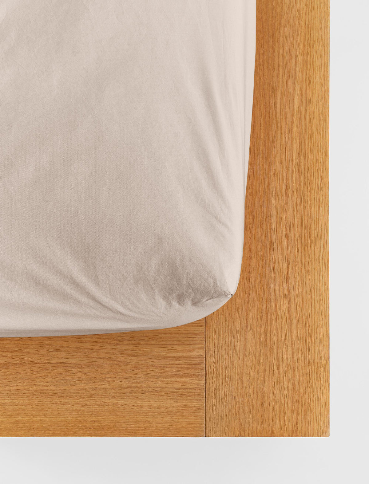 Percale Fitted Sheet Clay