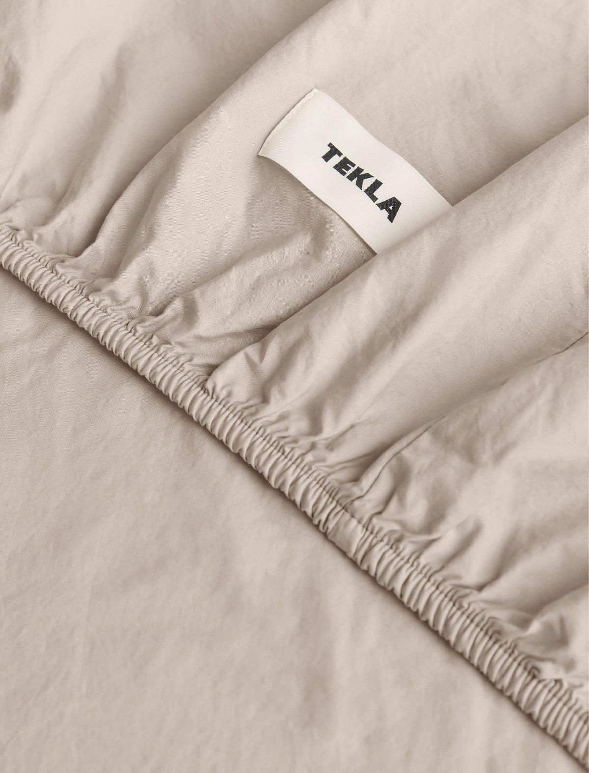 Percale Fitted Sheet Clay