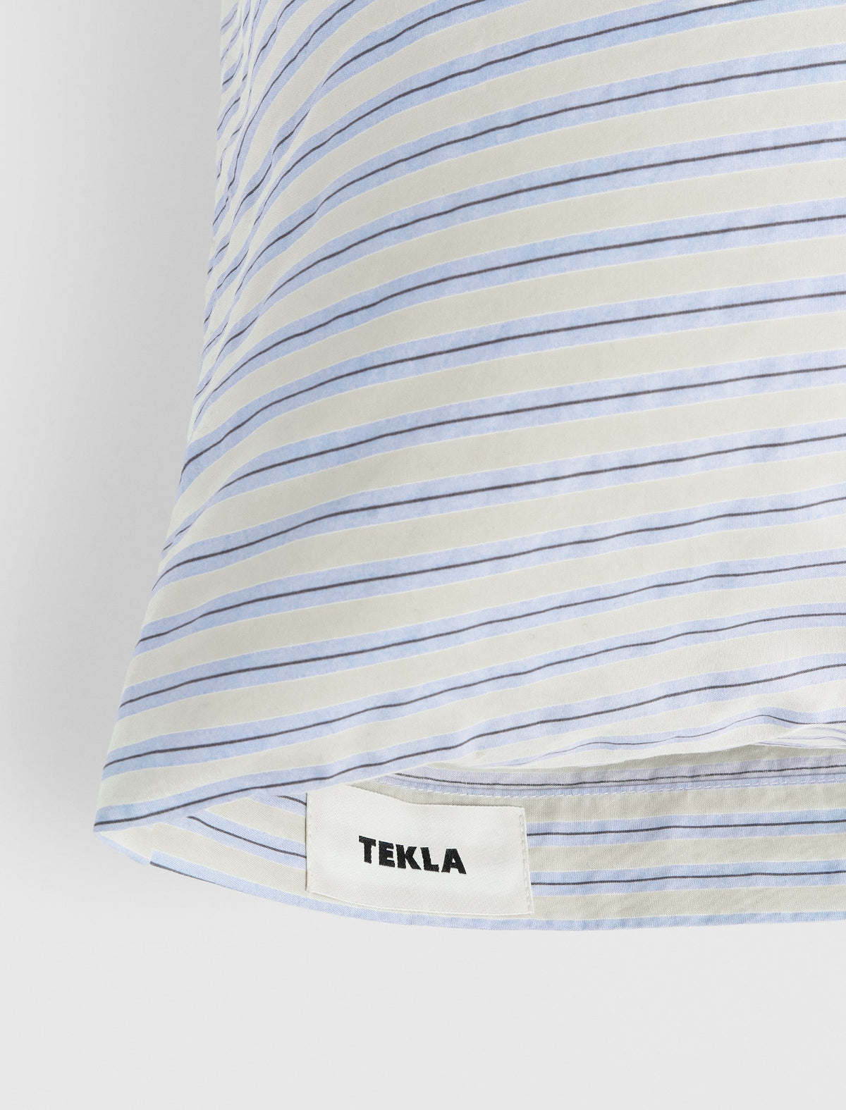 Percale Pillow Sham Flint Stripes