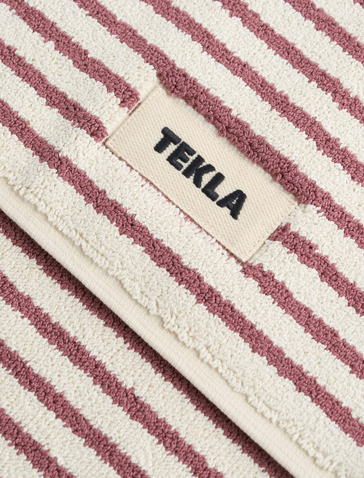 Heavyweight Cotton Bath Mat Ripple Stripes