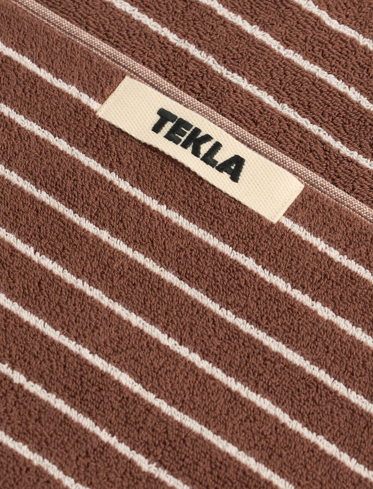 Terry Towel Rust Stripes