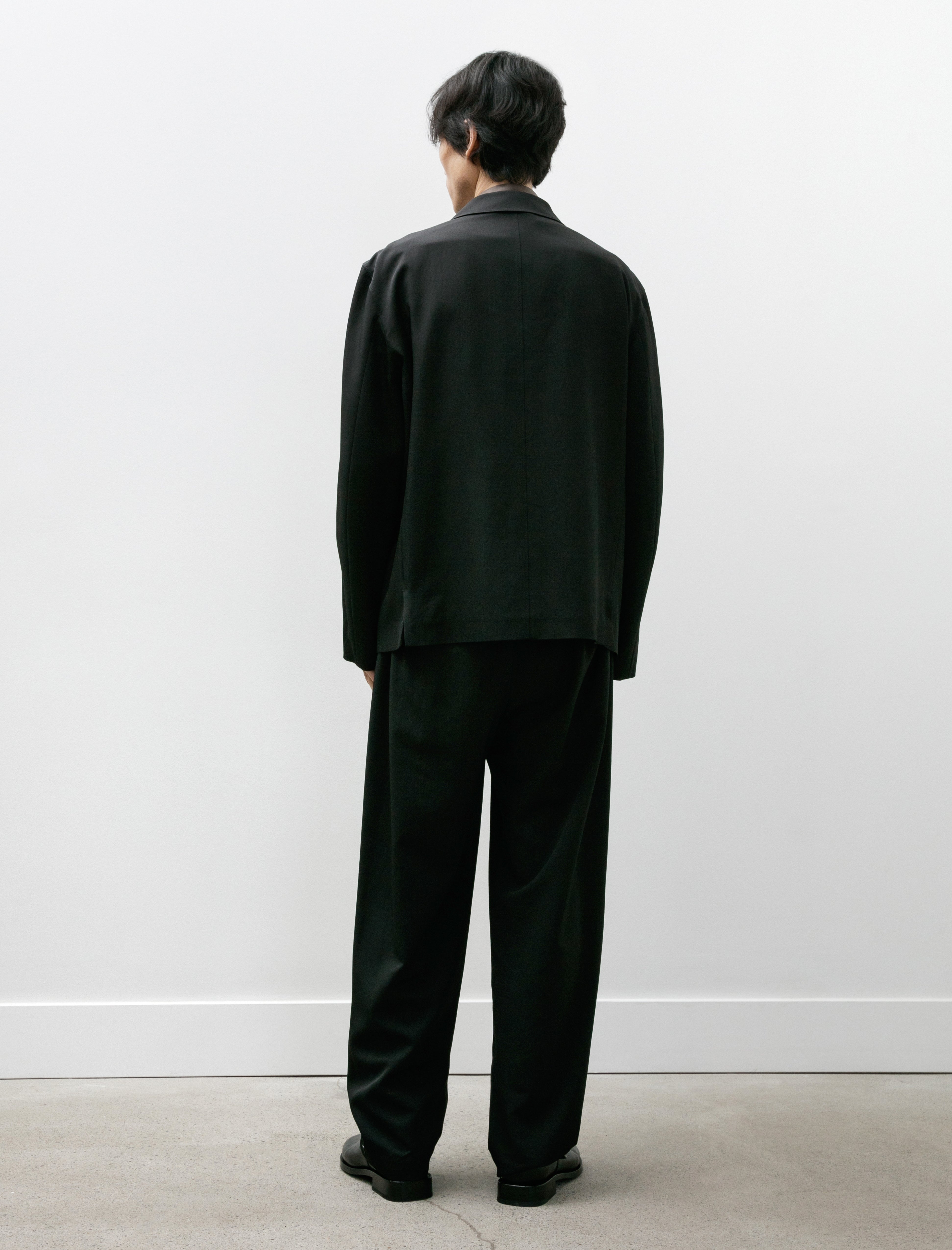 Lemaire Drawstring Pleated Pants Black