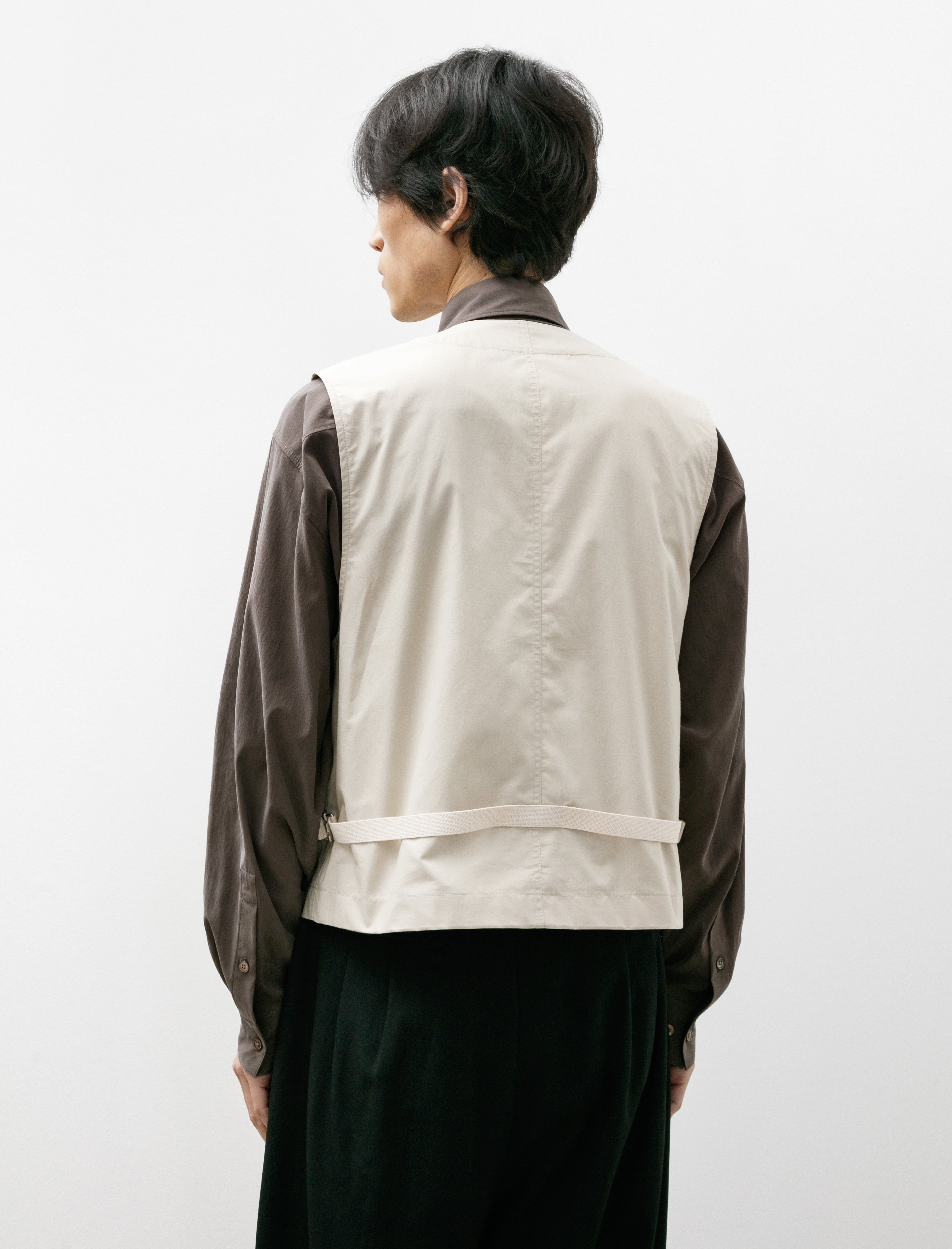 Lemaire Technical Gilet Stone Beige