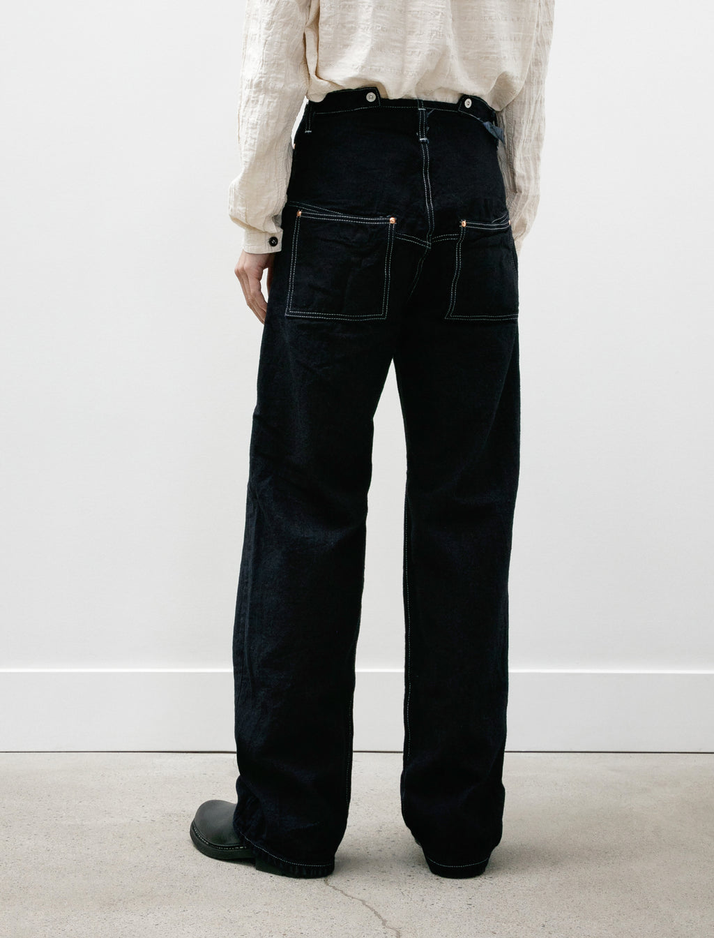 パンツ Time is on 13oz CLASSIC BROKEN DENIM Tender 156 Split Back Jeans Double Indigo Broken Twill – Neighbour