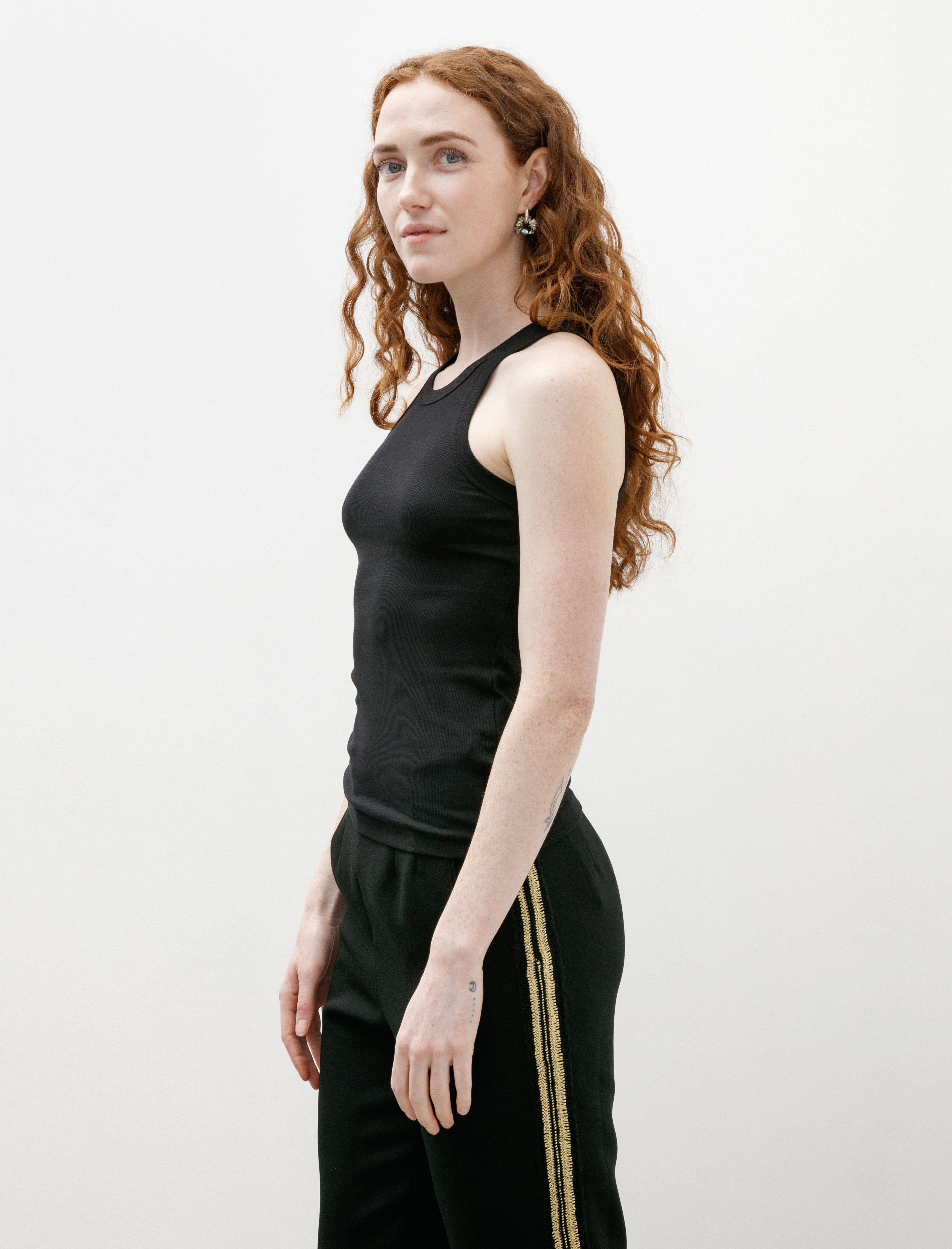 Totëme Curved Rib Tank Black