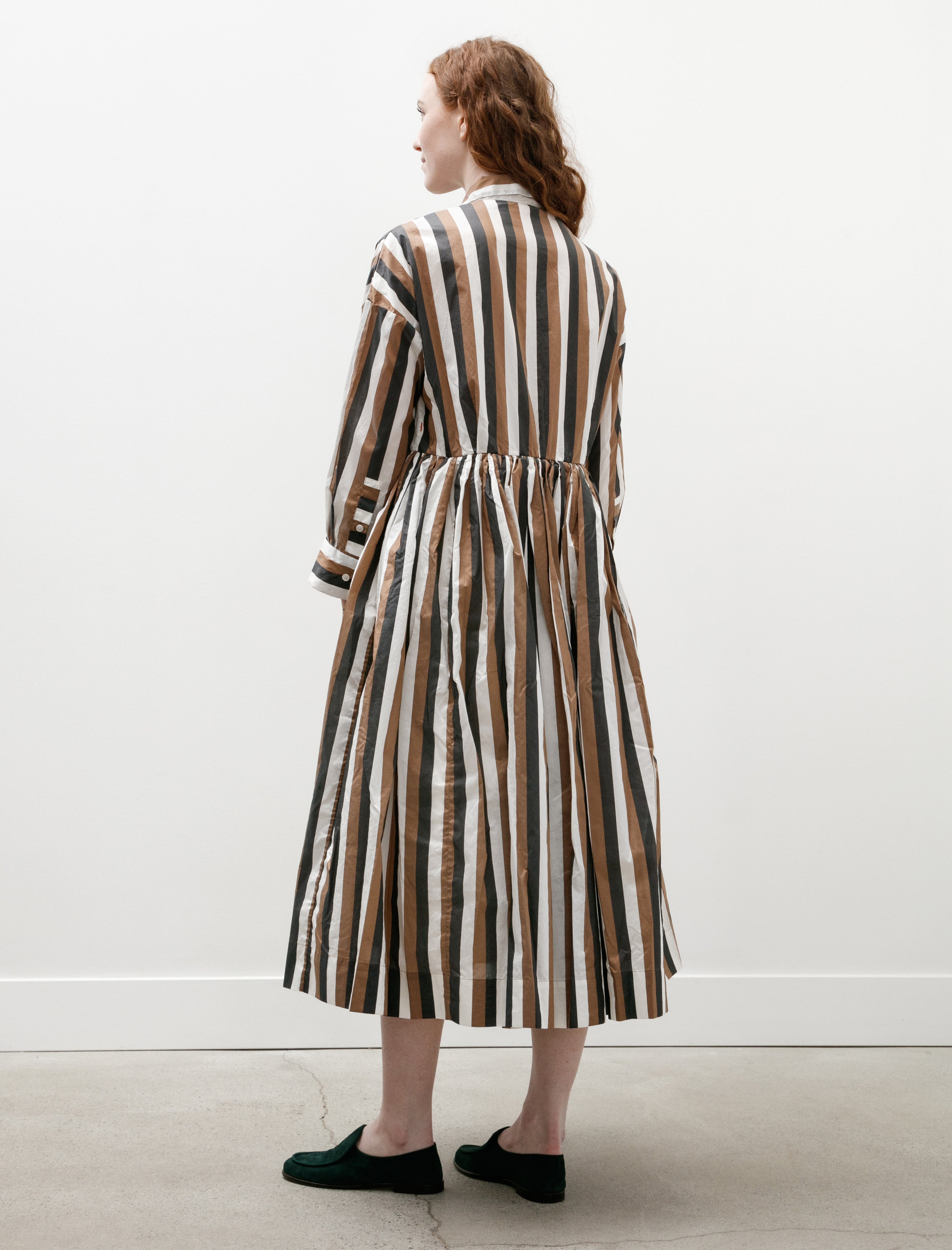 Casey Casey Stephanie Dress Taffeta Stripes