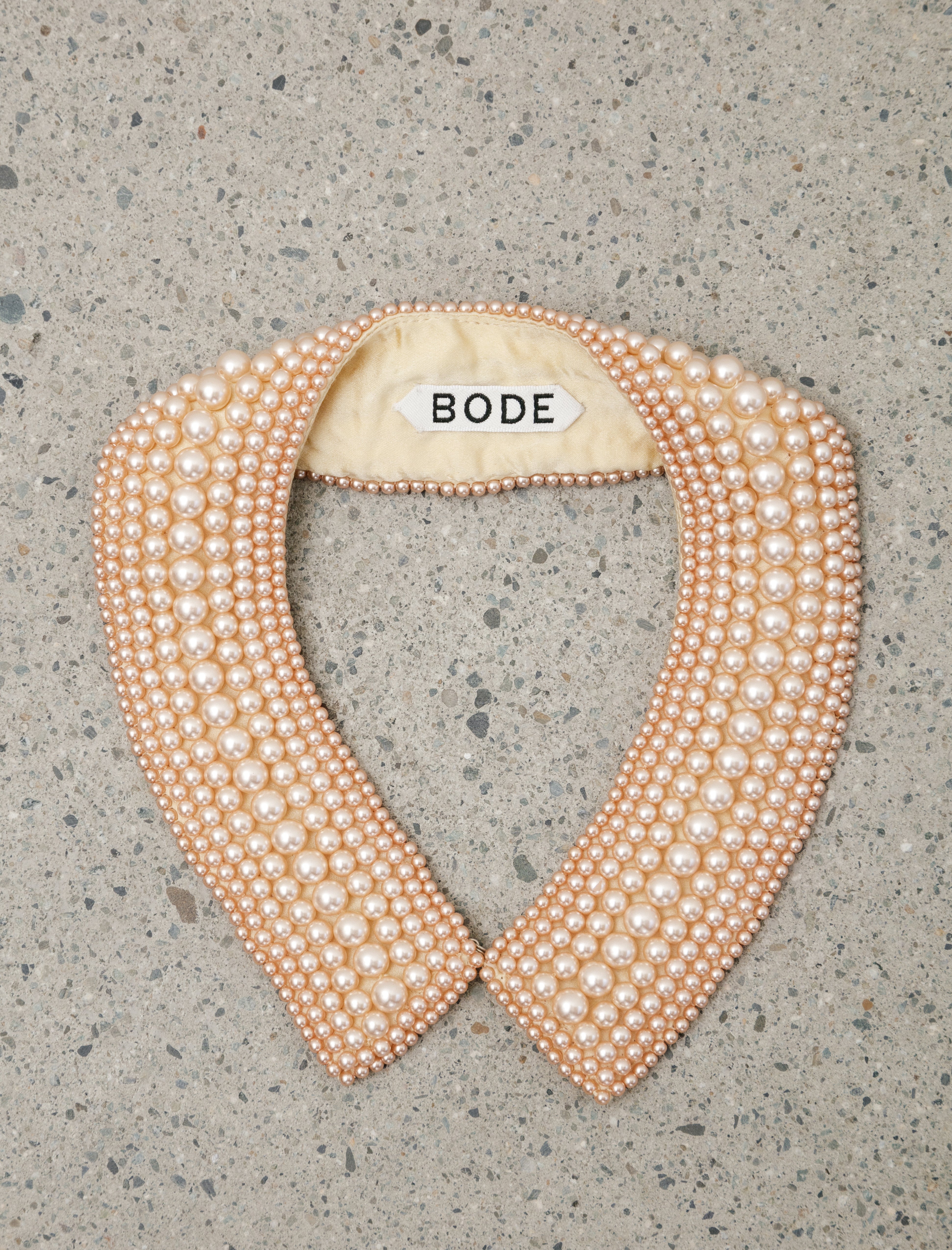 Bode Pearl and Silk Collar