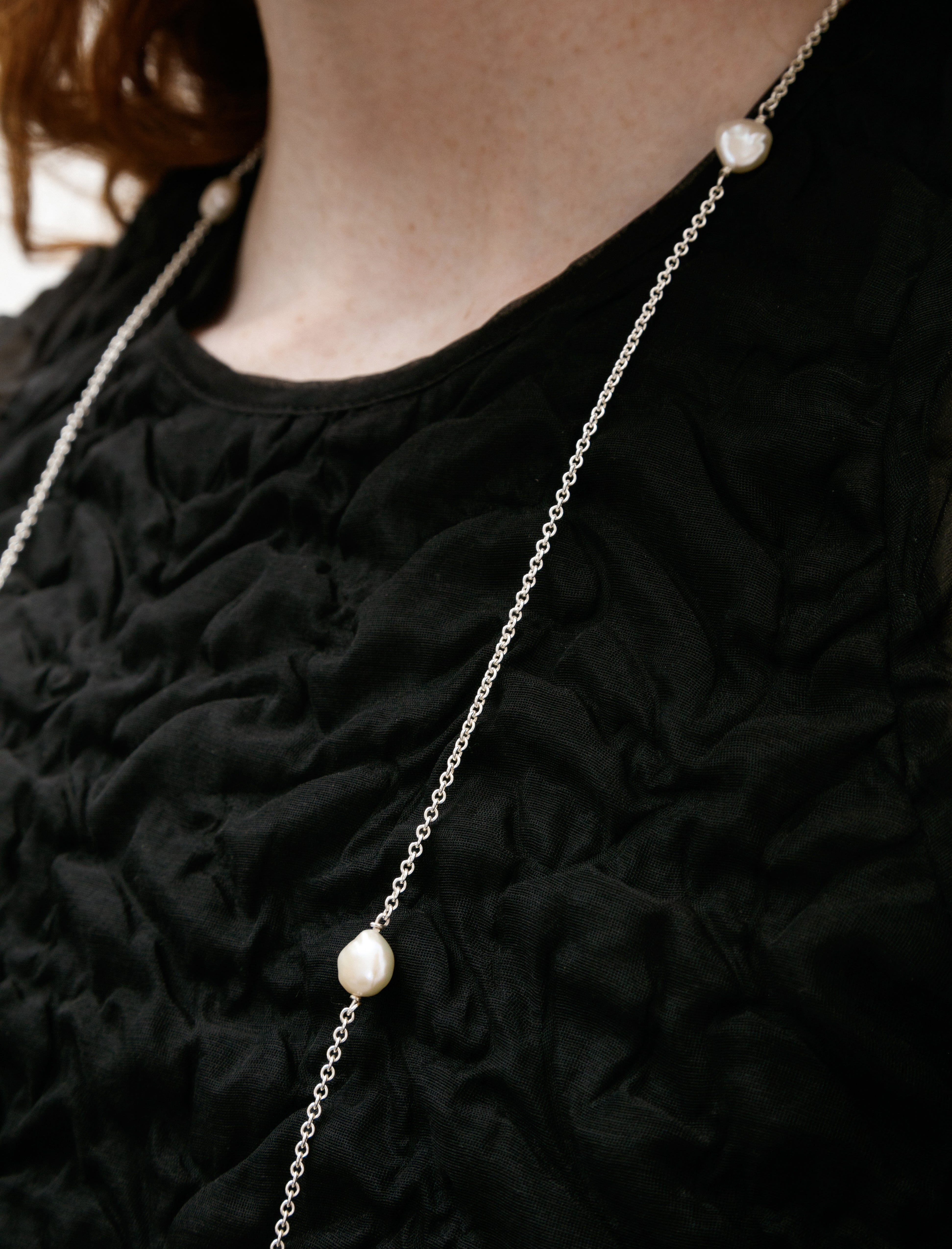 Santangelo Iannucci Necklace Keshi Pearls