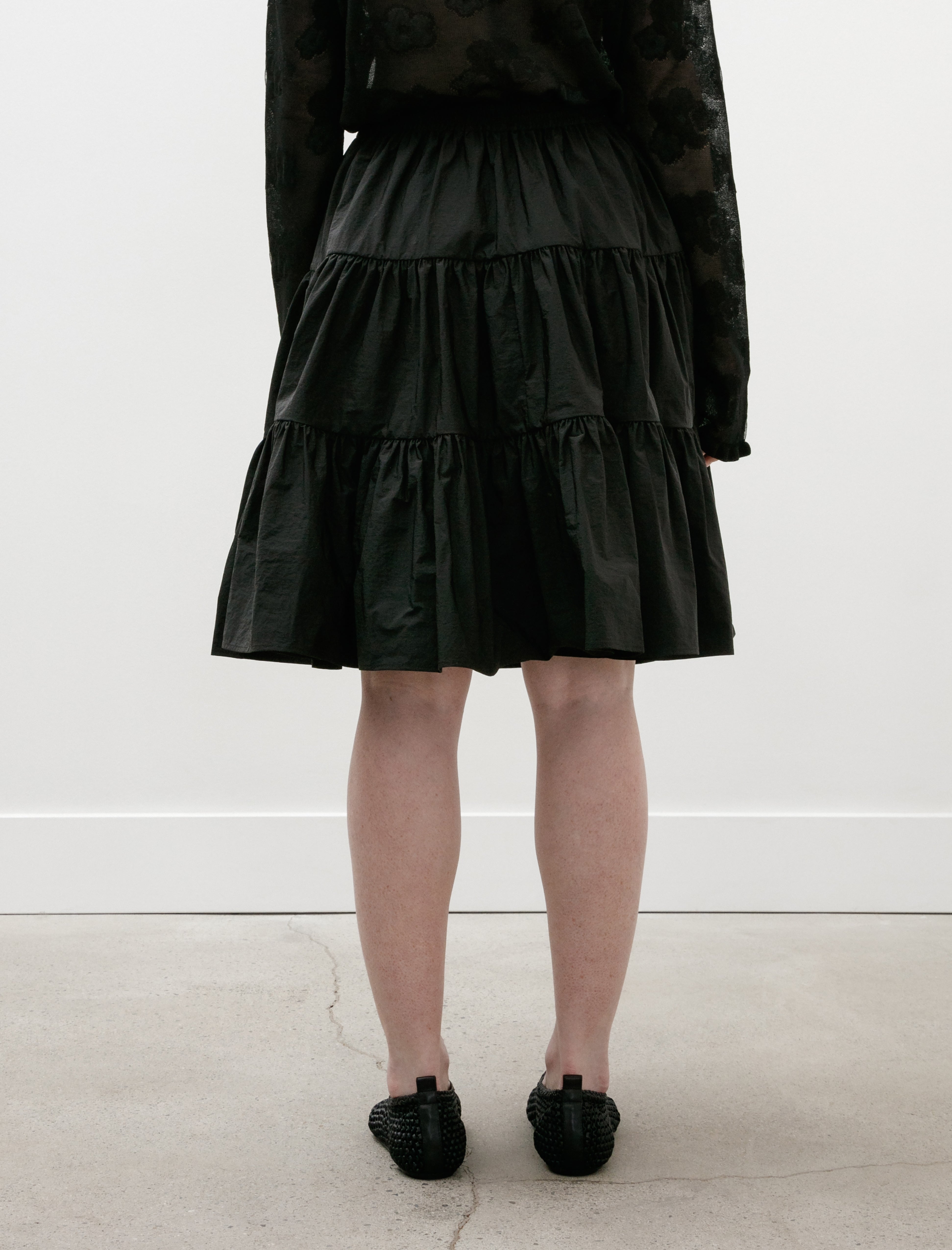 Cecilie Bahnsen Alec Skirt Taffeta Black