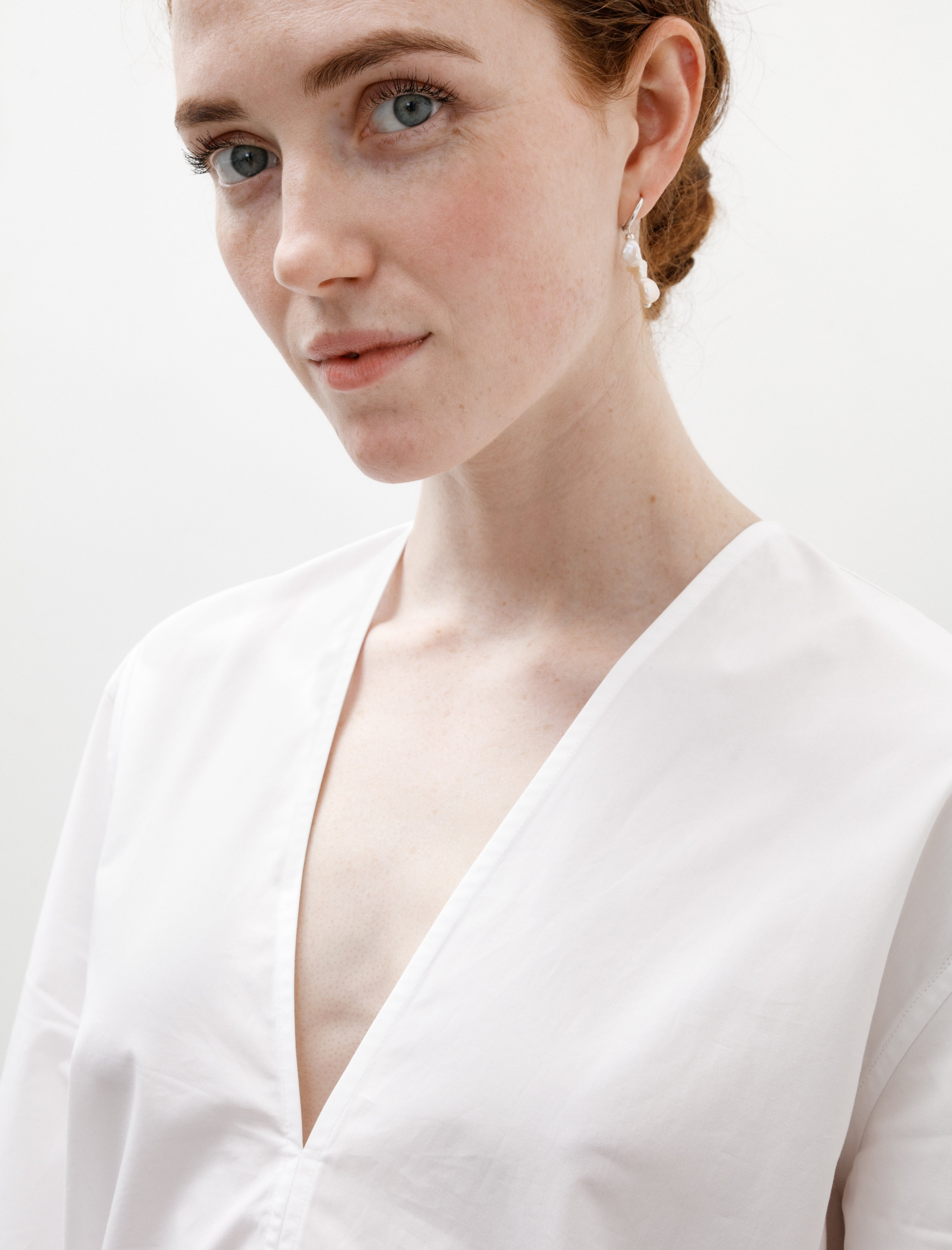 Totëme V-Neck Shirt White