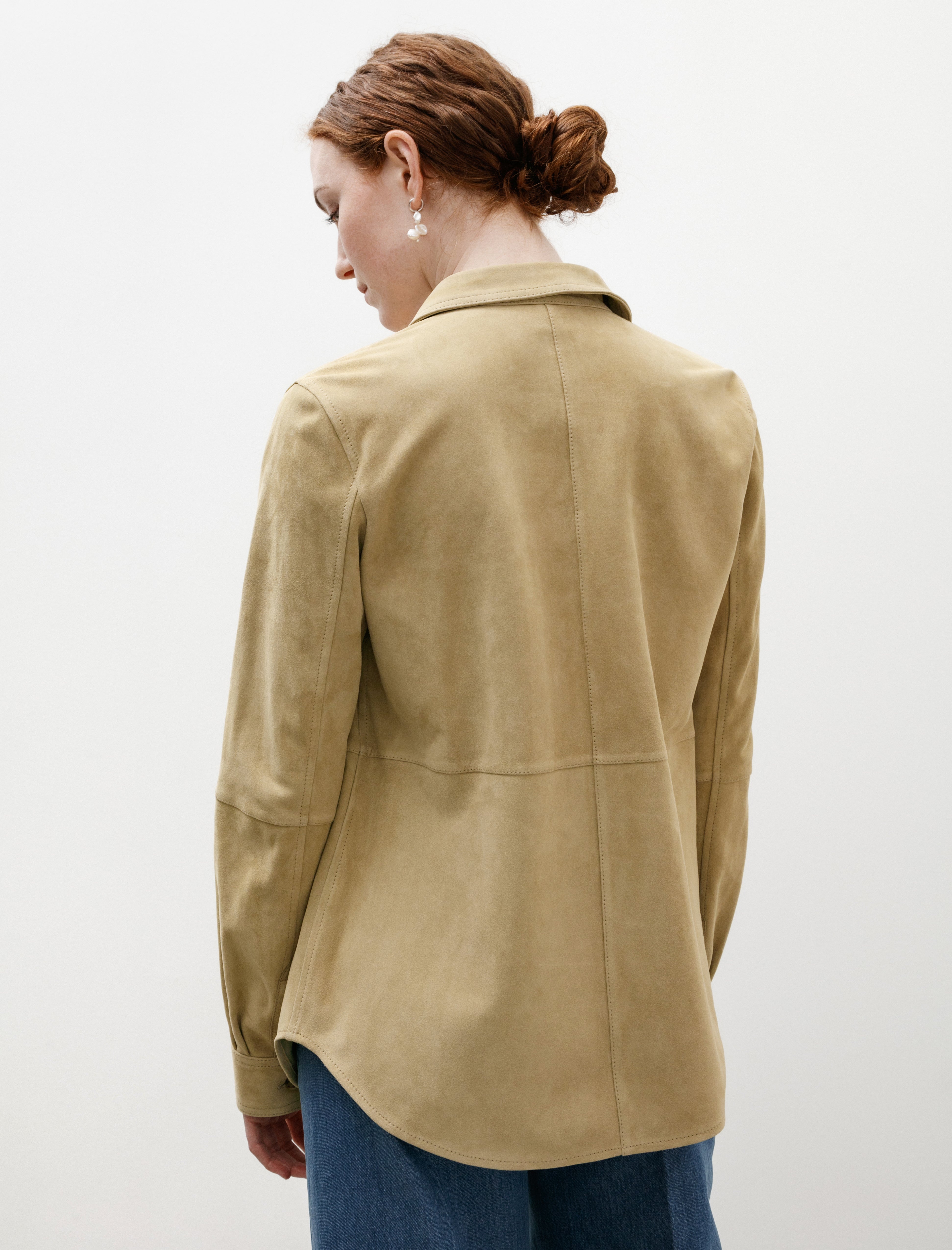 Totëme Soft Suede Shirt Desert