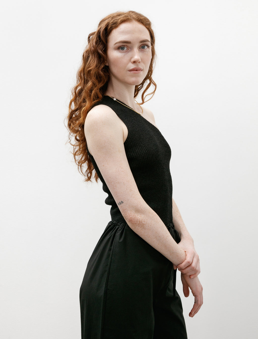 Cristaseya Washi Paper Asymmetrical Top Black – Neighbour
