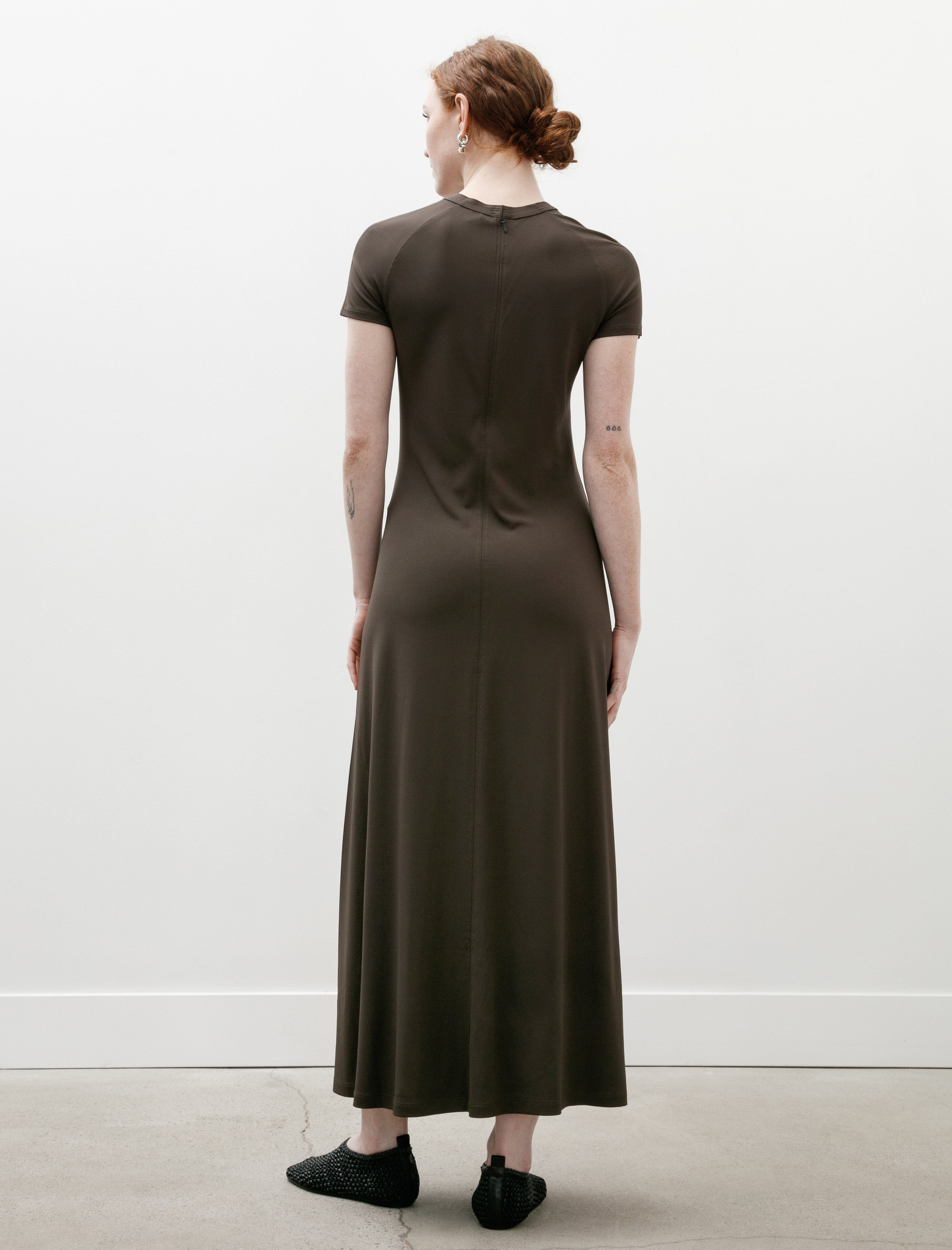 Totëme Fluid Jersey Dress Pepper