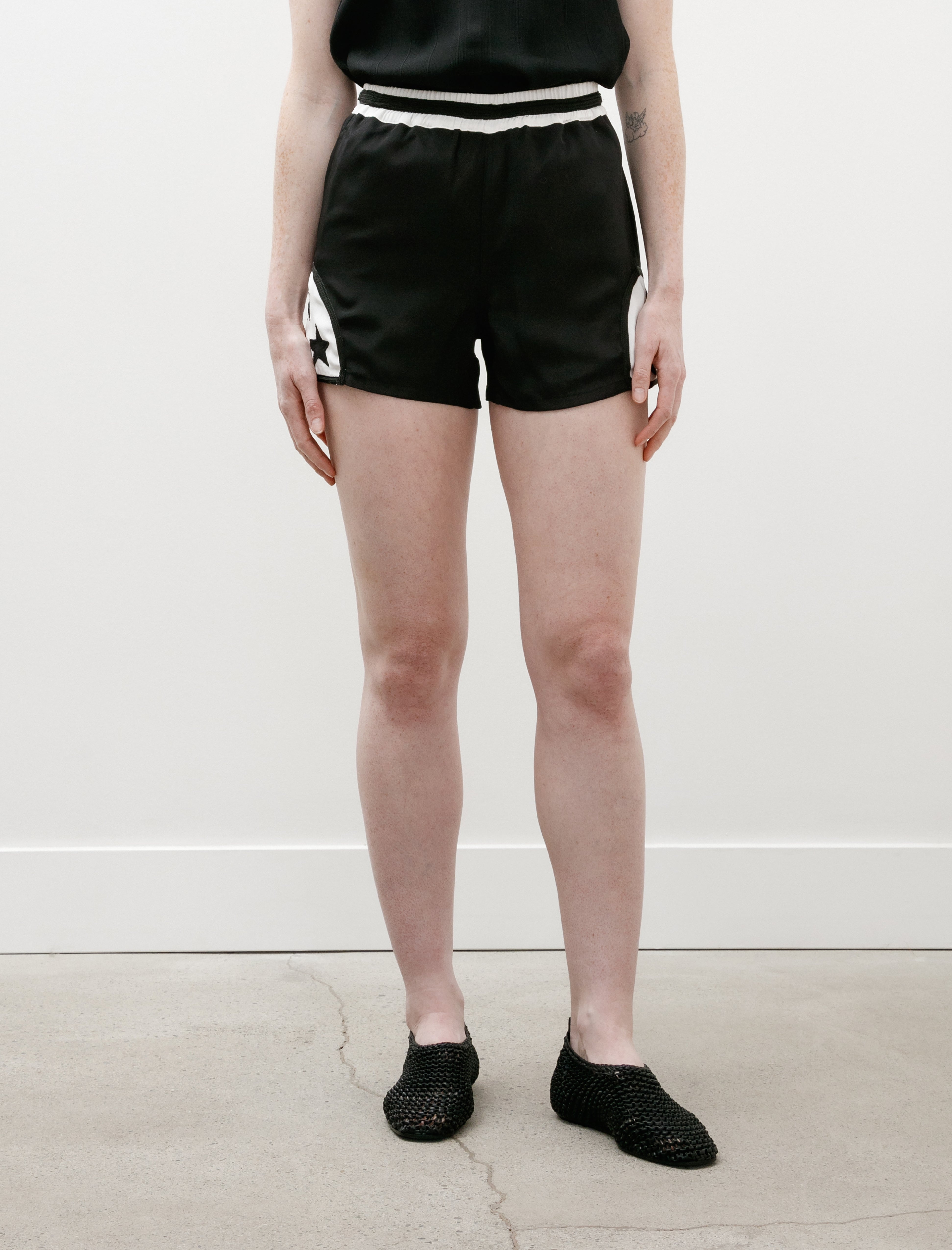 Bode Silk Star Field Shorts