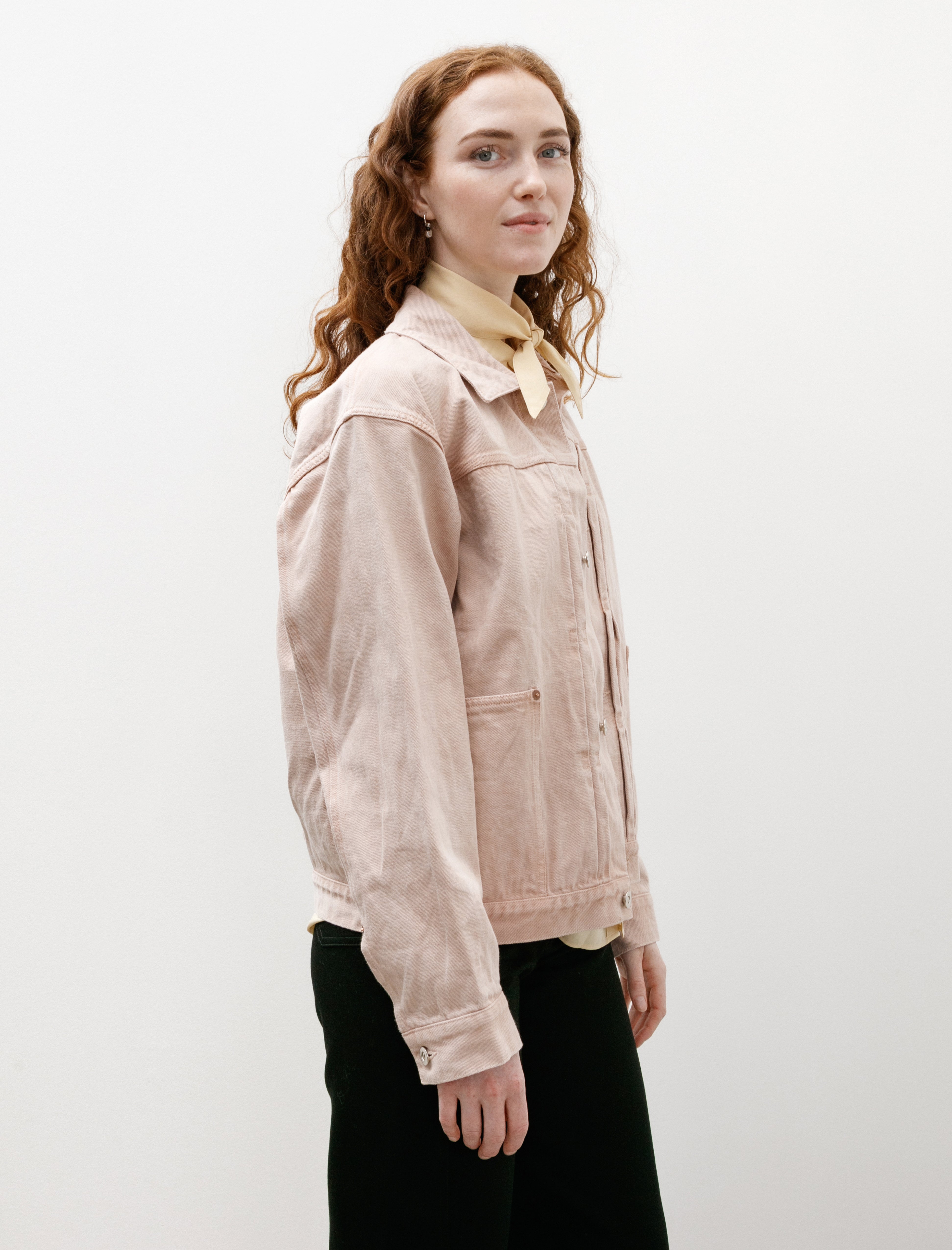 Yoko Sakamoto Pleats Blouse Chestnut