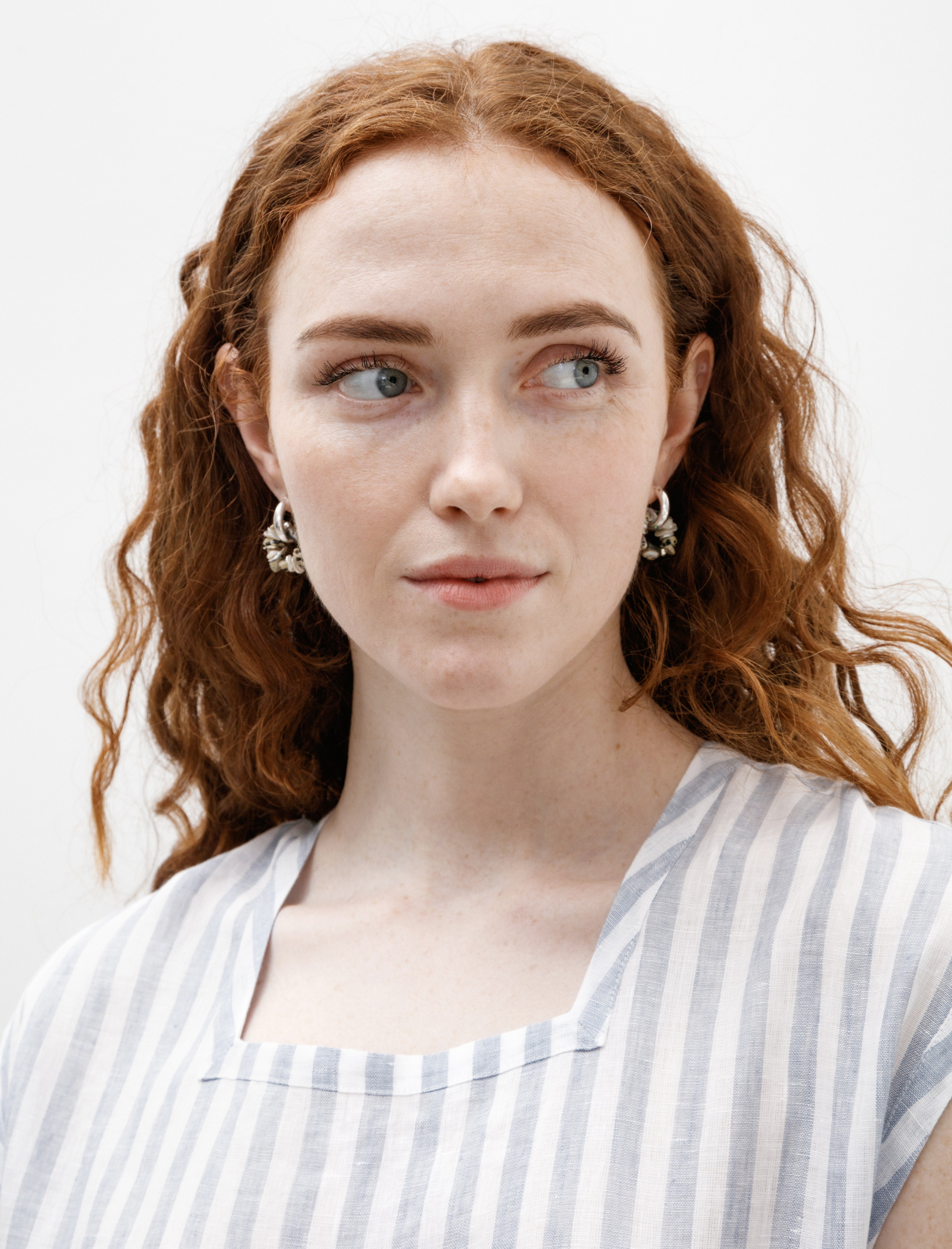 Santangelo Che Bomba Earring Abalone Hoop