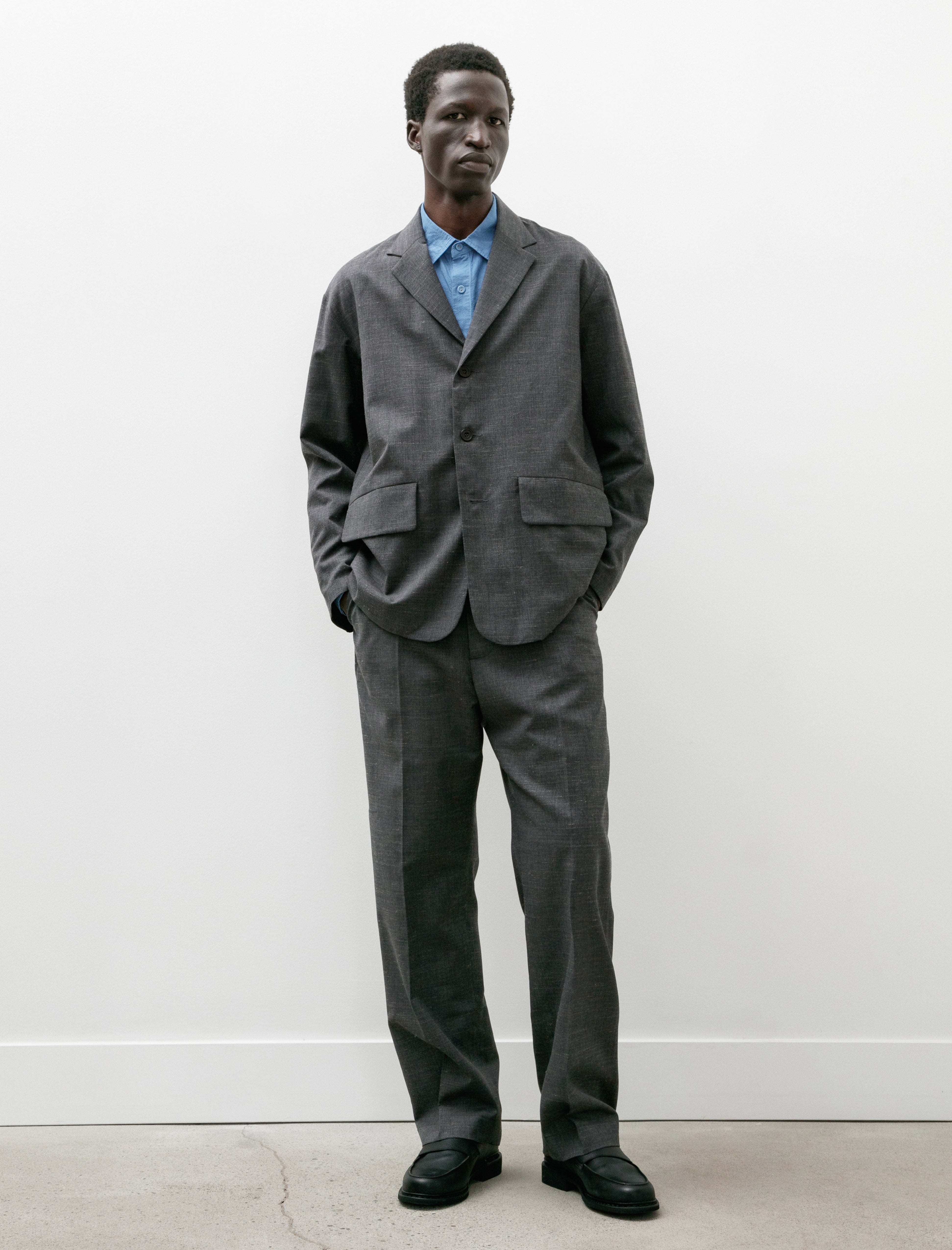 Arpenteur Fox Pant Tropical Wool Mix Charcoal