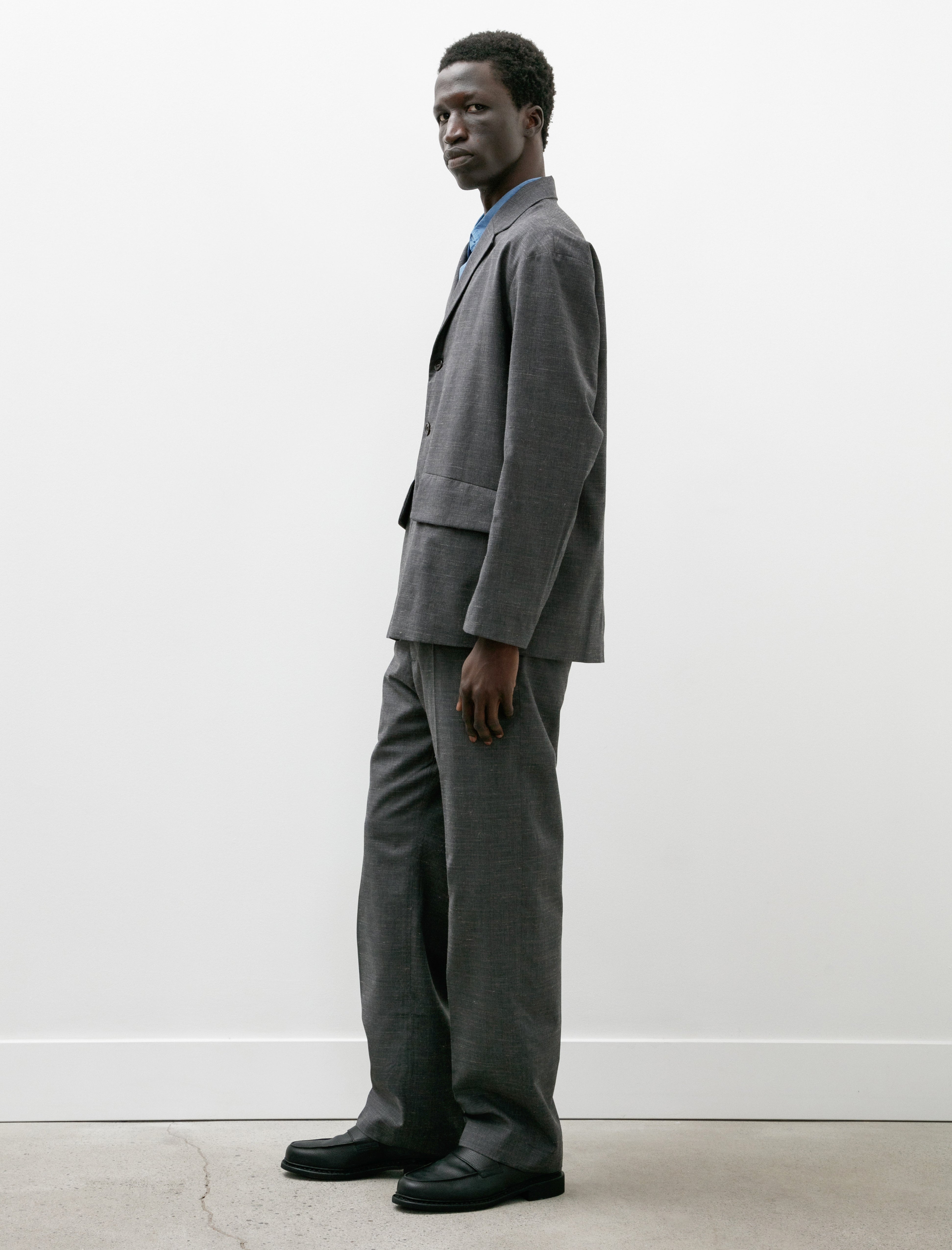 Arpenteur Fox Pant Tropical Wool Mix Charcoal