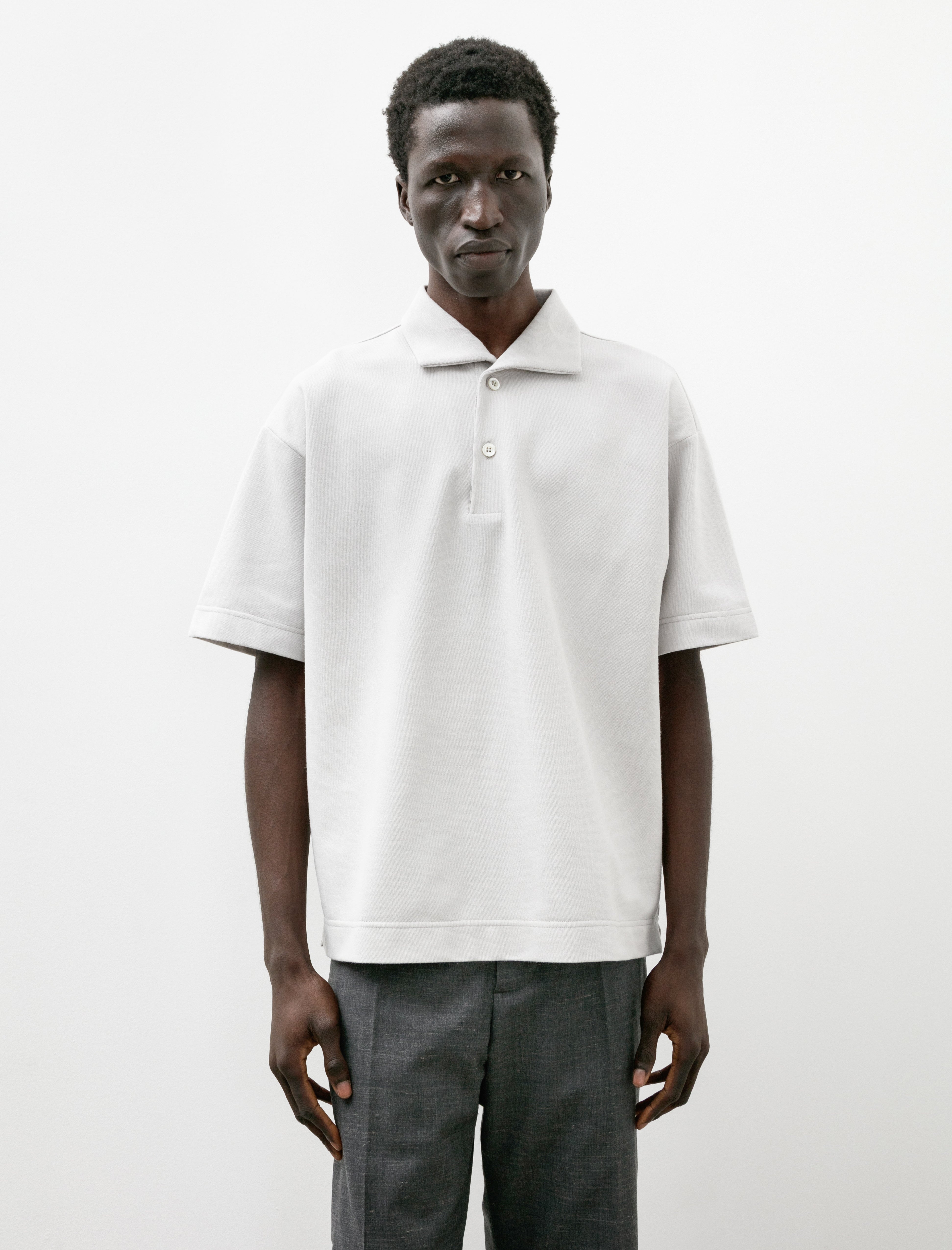 Arpenteur Polo Rachel Cotton Mesh Off White