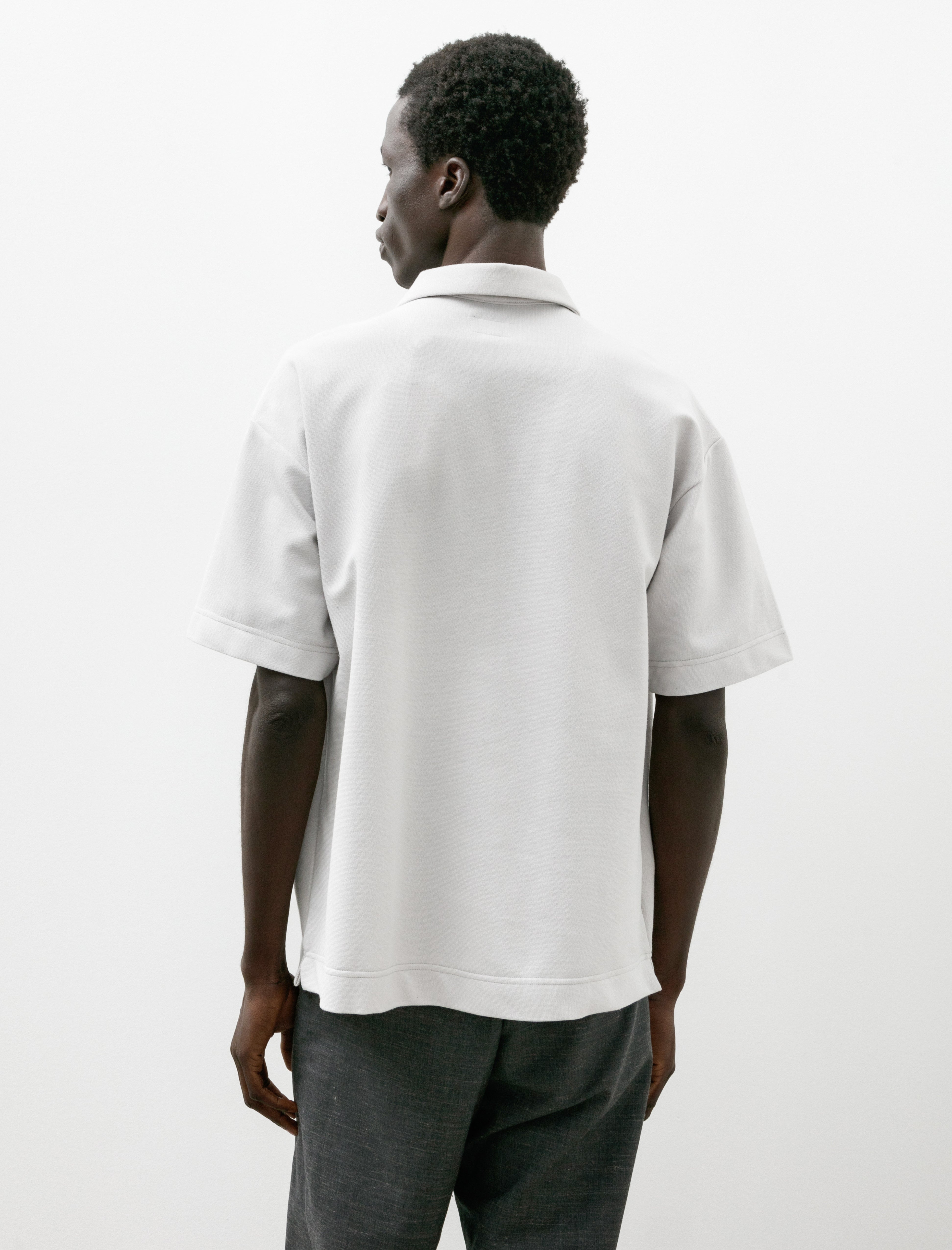 Arpenteur Polo Rachel Cotton Mesh Off White