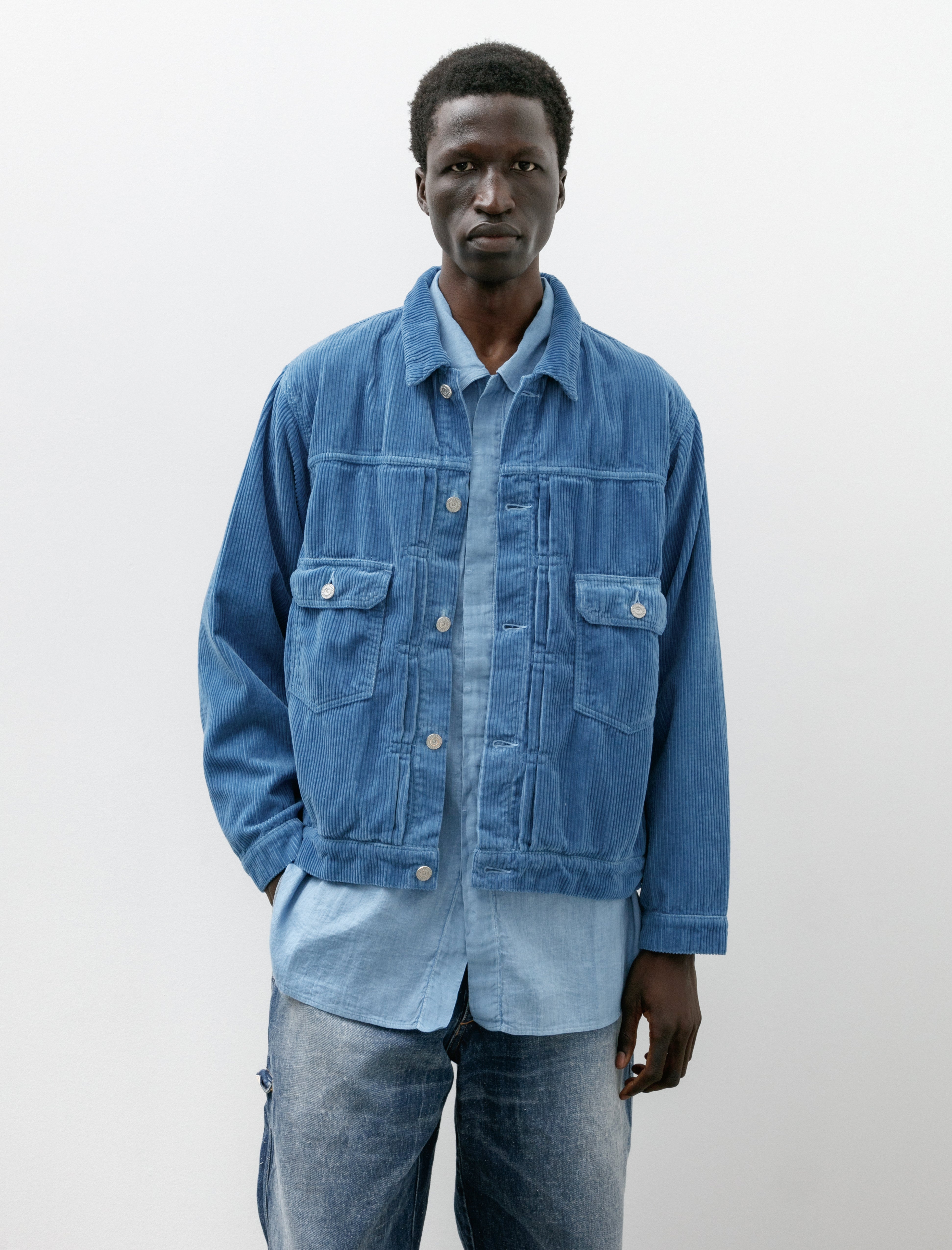 Cottle C.T.L Neo Type 2nd Corduroy Jacket Asagi