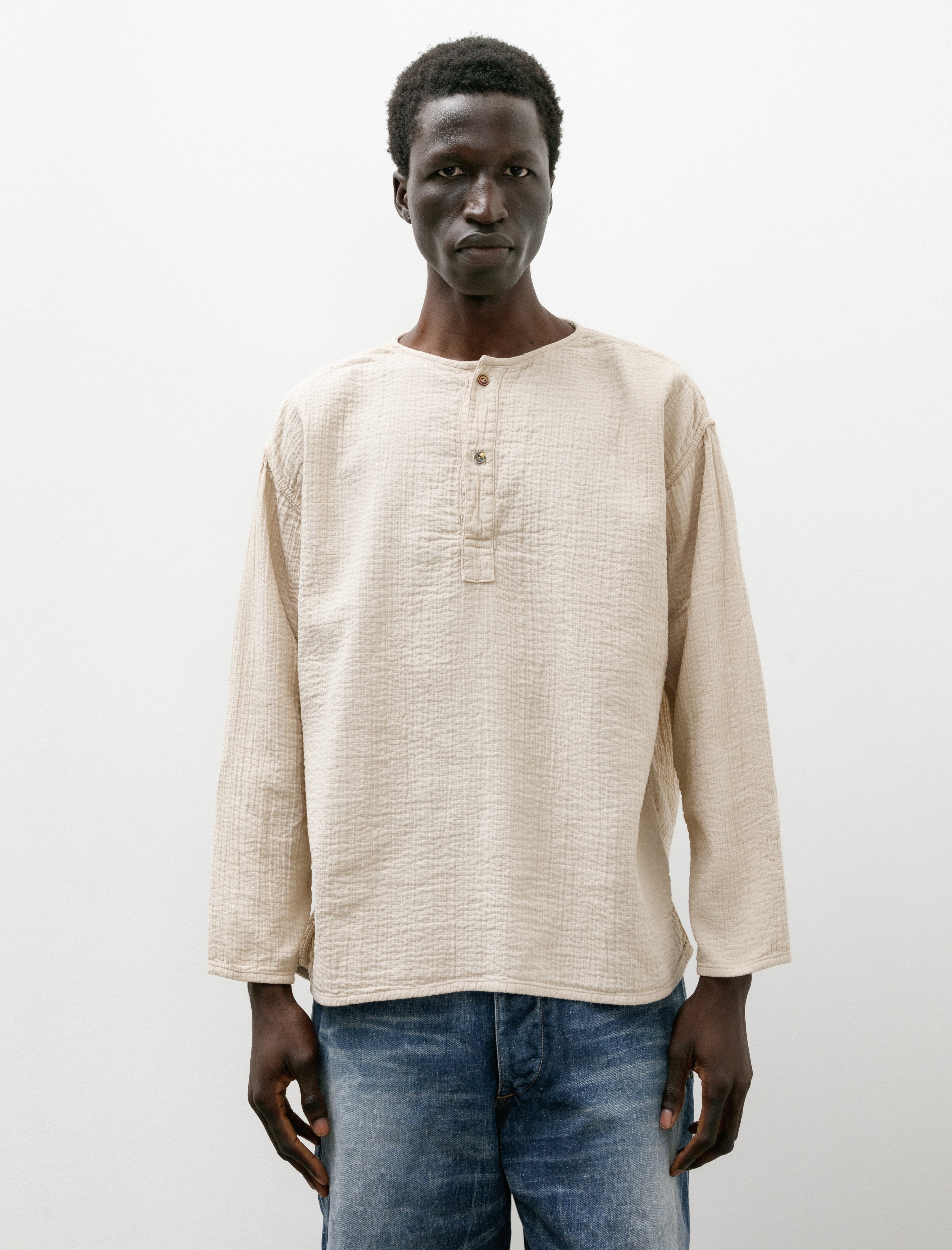 Cottle Sleep Whispering Sea Cotton Shirt Hinoki