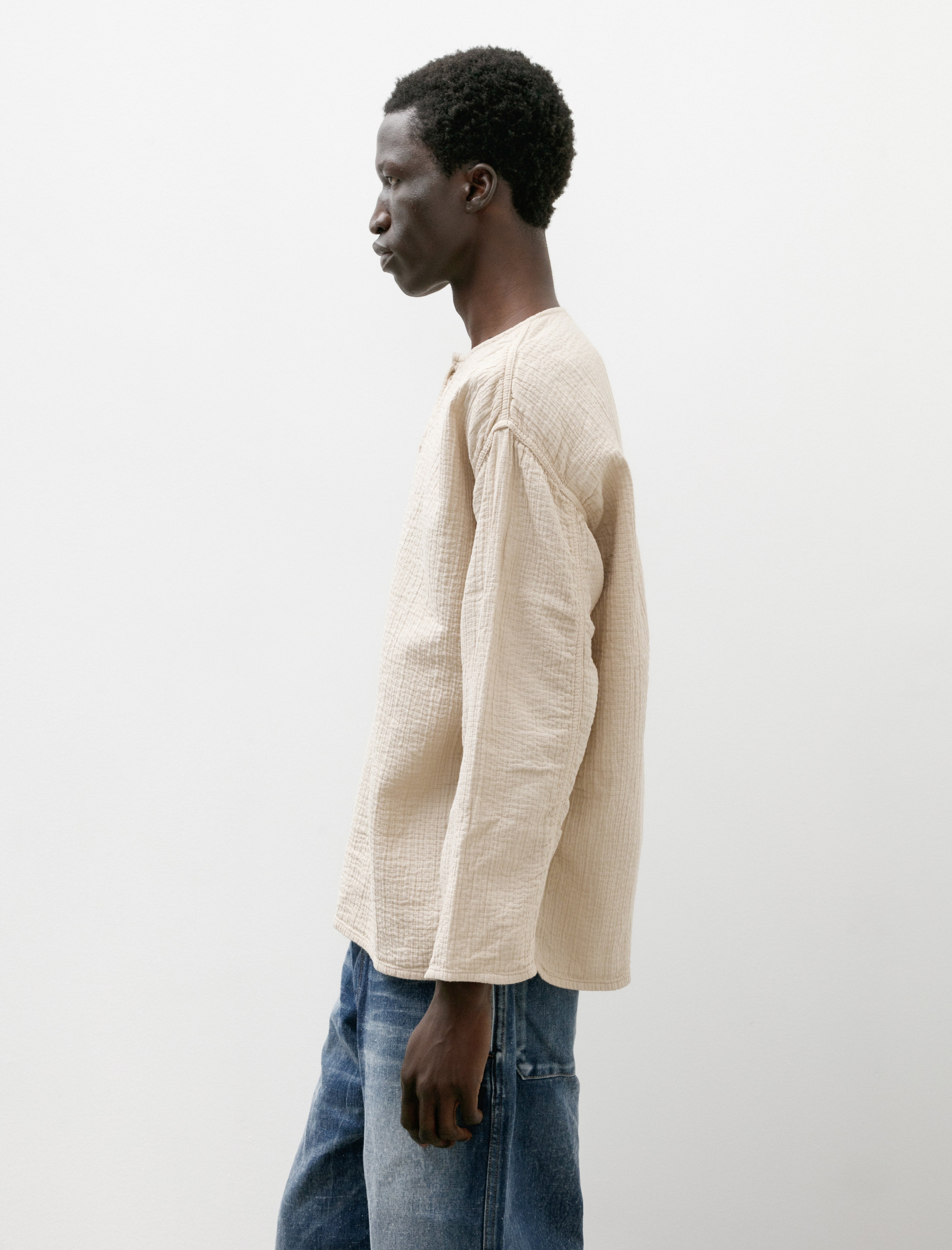 Cottle Sleep Whispering Sea Cotton Shirt Hinoki