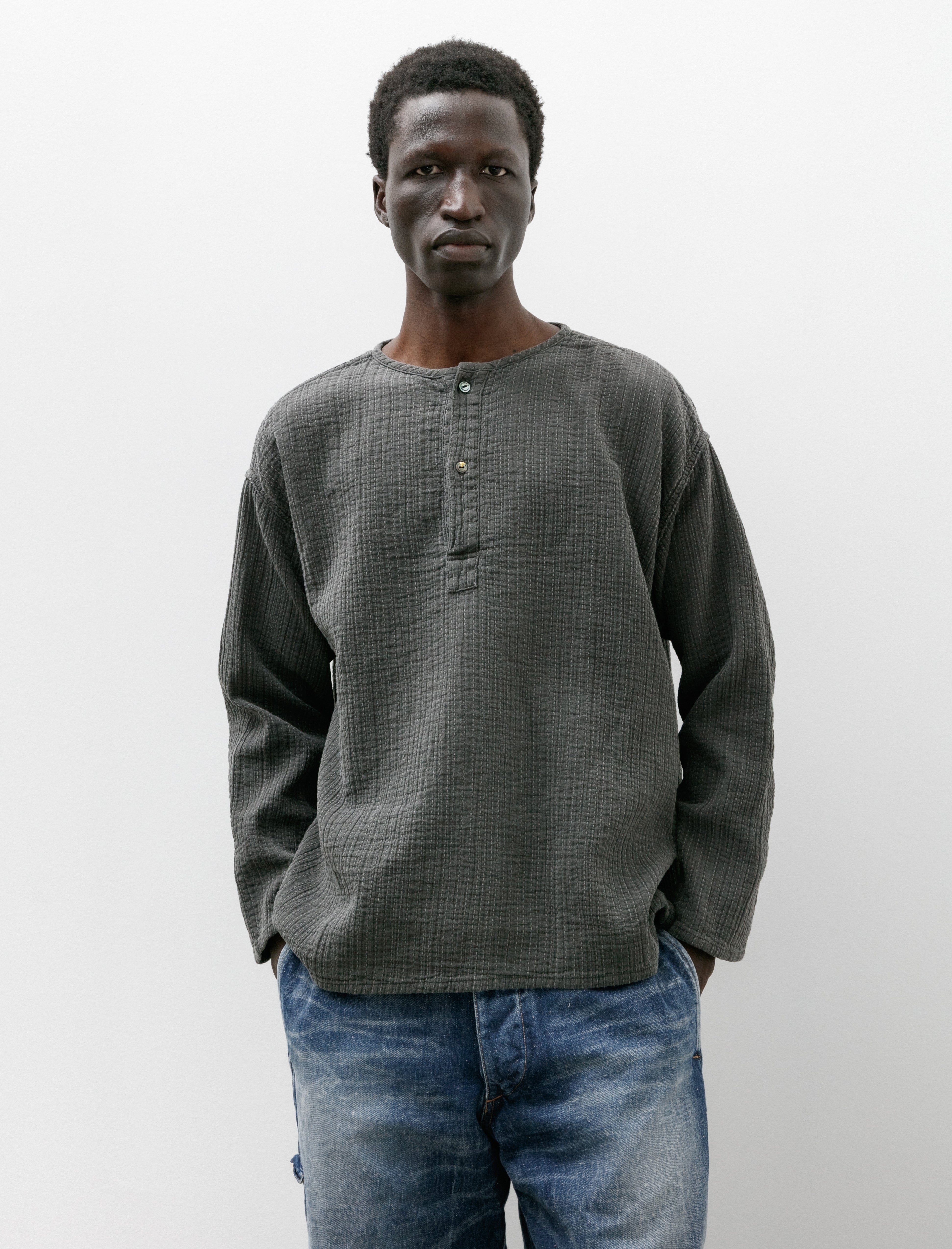 Cottle Sleep Whispering Sea Cotton Shirt Sumi Ink